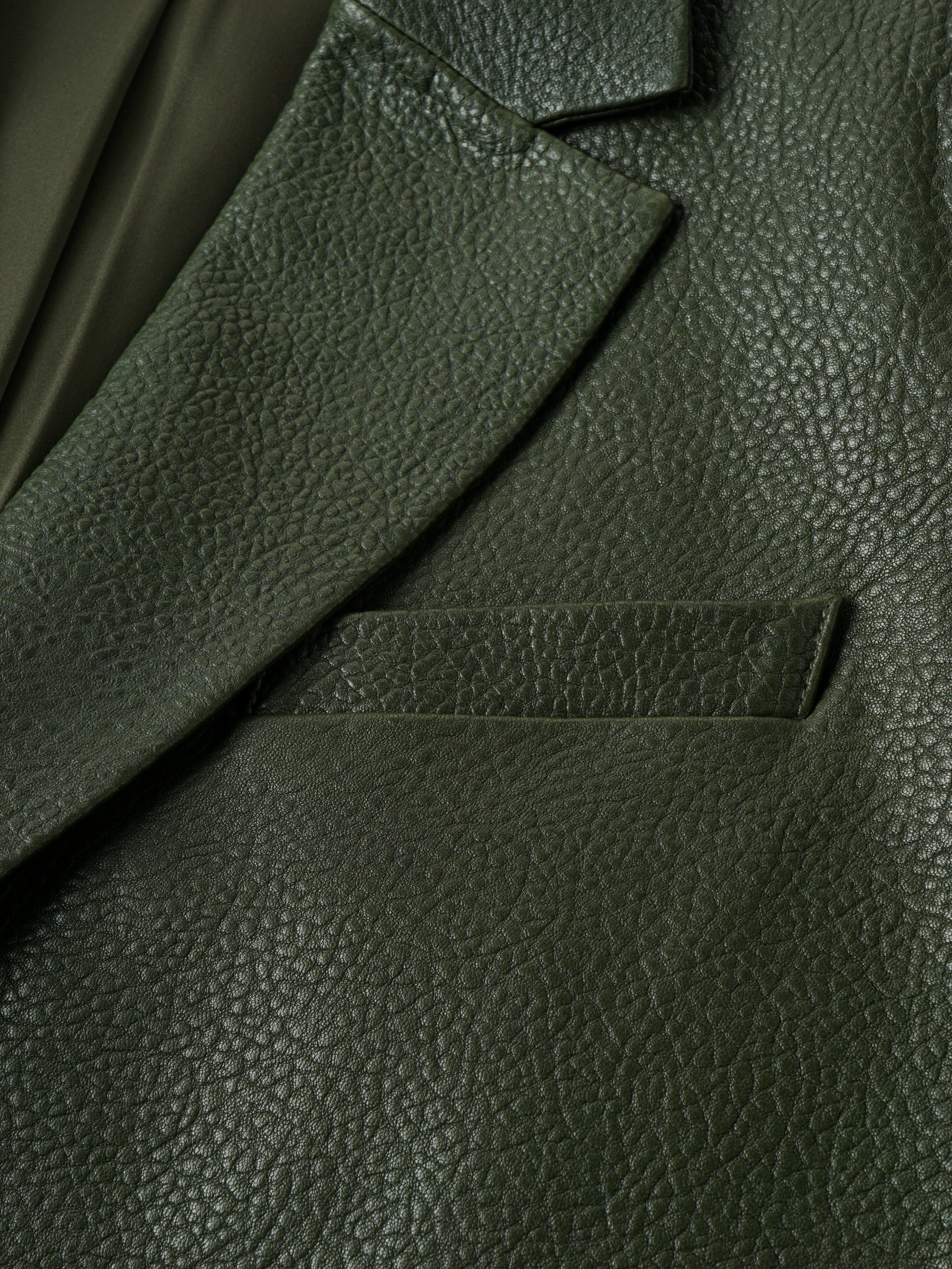 SHEEPSKIN LEATHER BLAZER