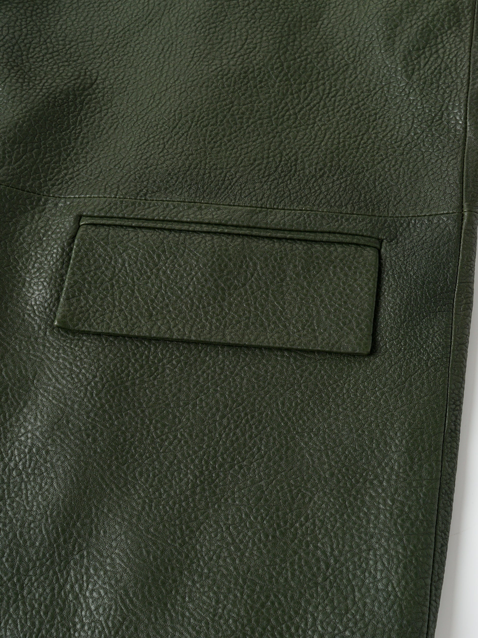 SHEEPSKIN LEATHER BLAZER
