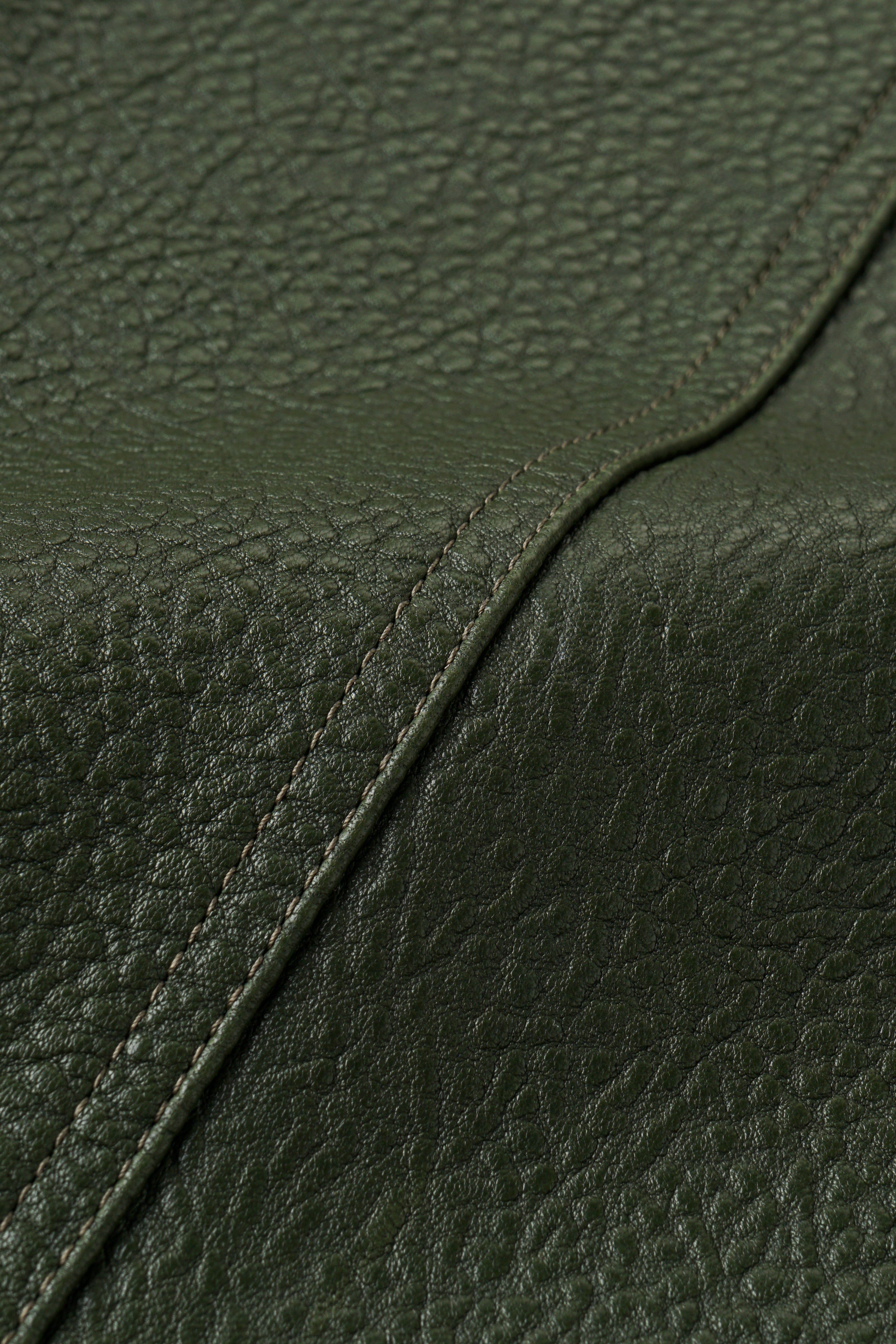 STRAIGHT-LEG CASUAL LEATHER PANTS