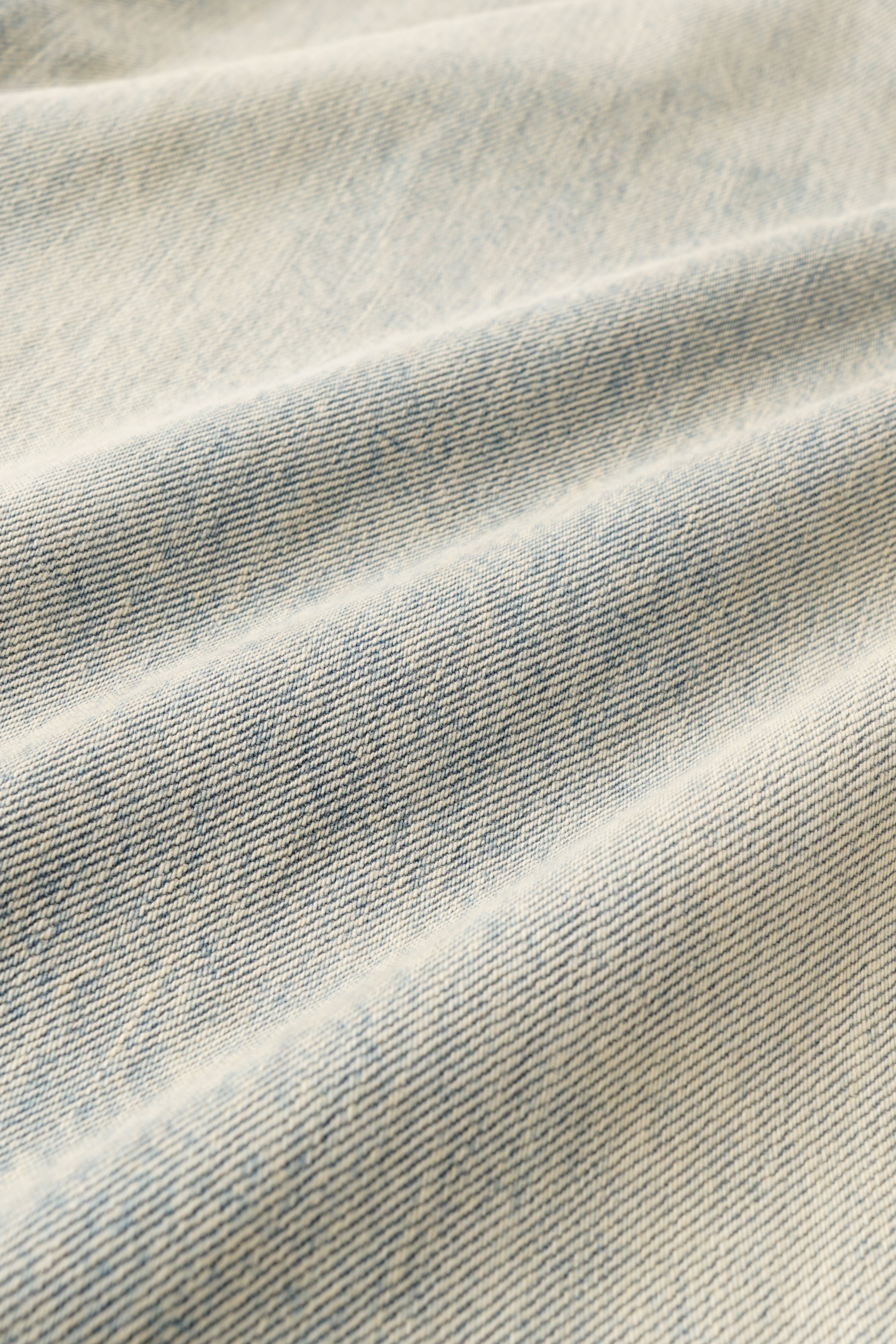 VINTAGE LIGHT BLUE WASHED DECONSTRUCTED DENIM PANTS