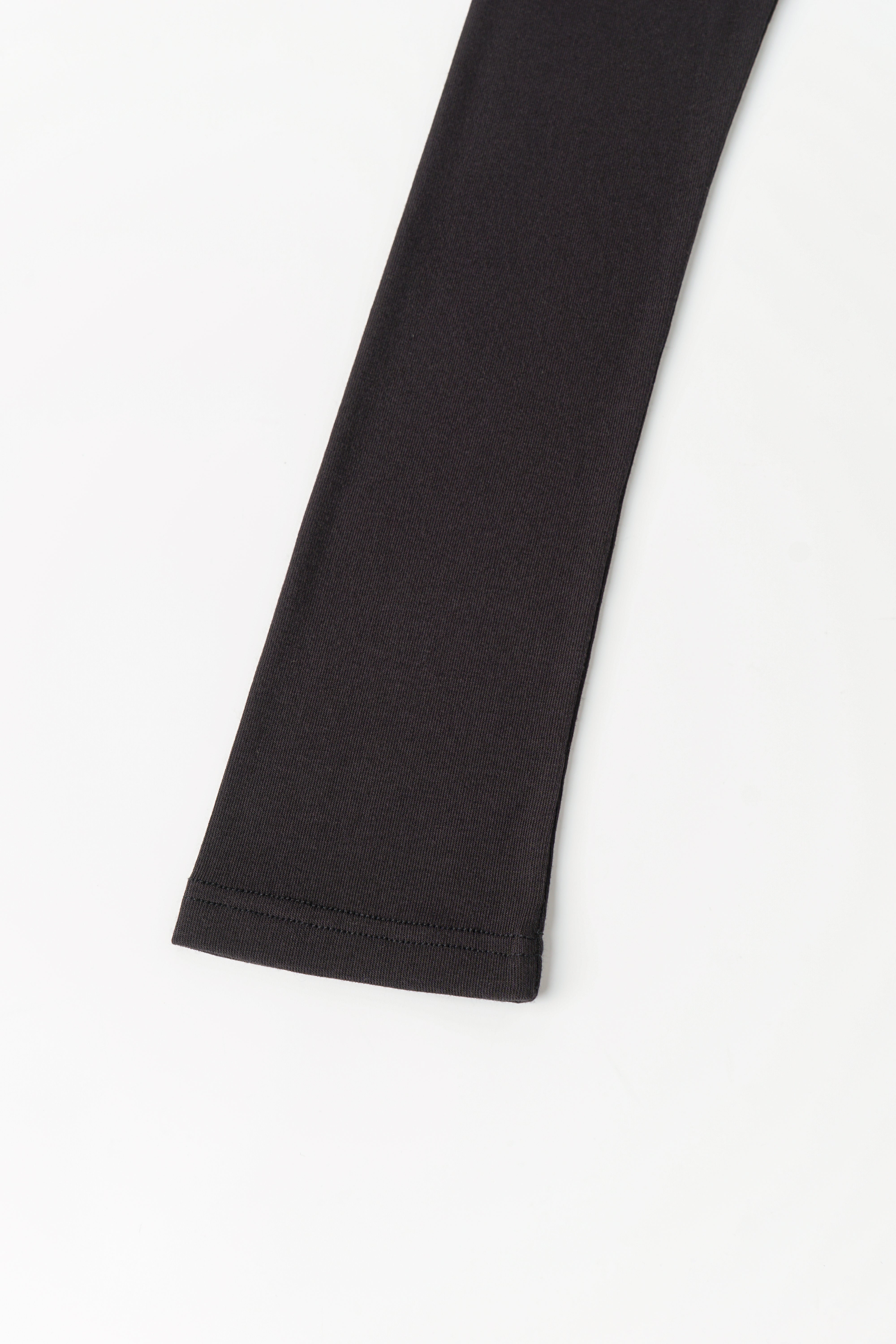 BLACK ONE-SHOULDER BASE TOP
