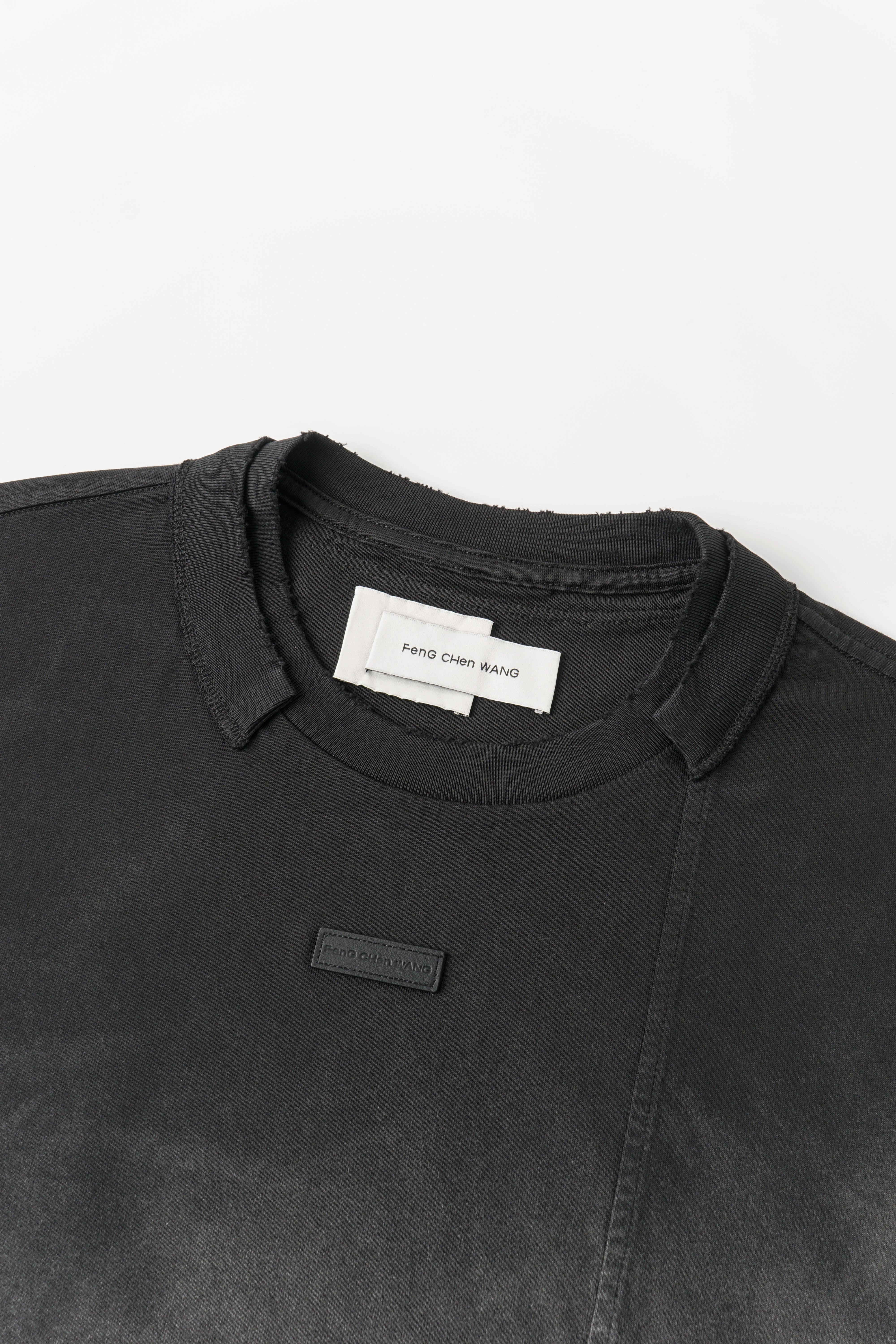 GREY GRADIENT WASHED T-SHIRT