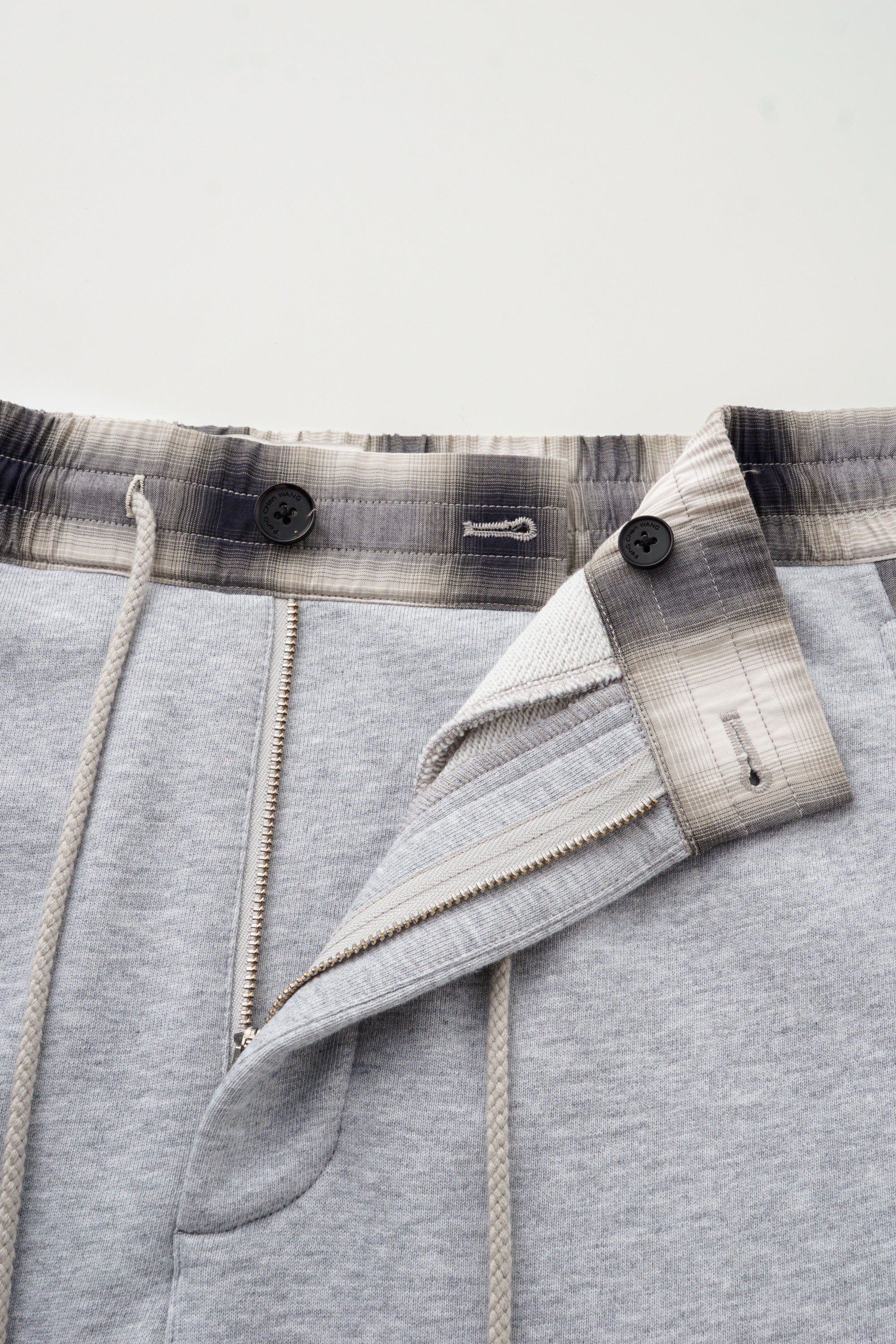 PATCHED PANEL JERSEY TROUSERS