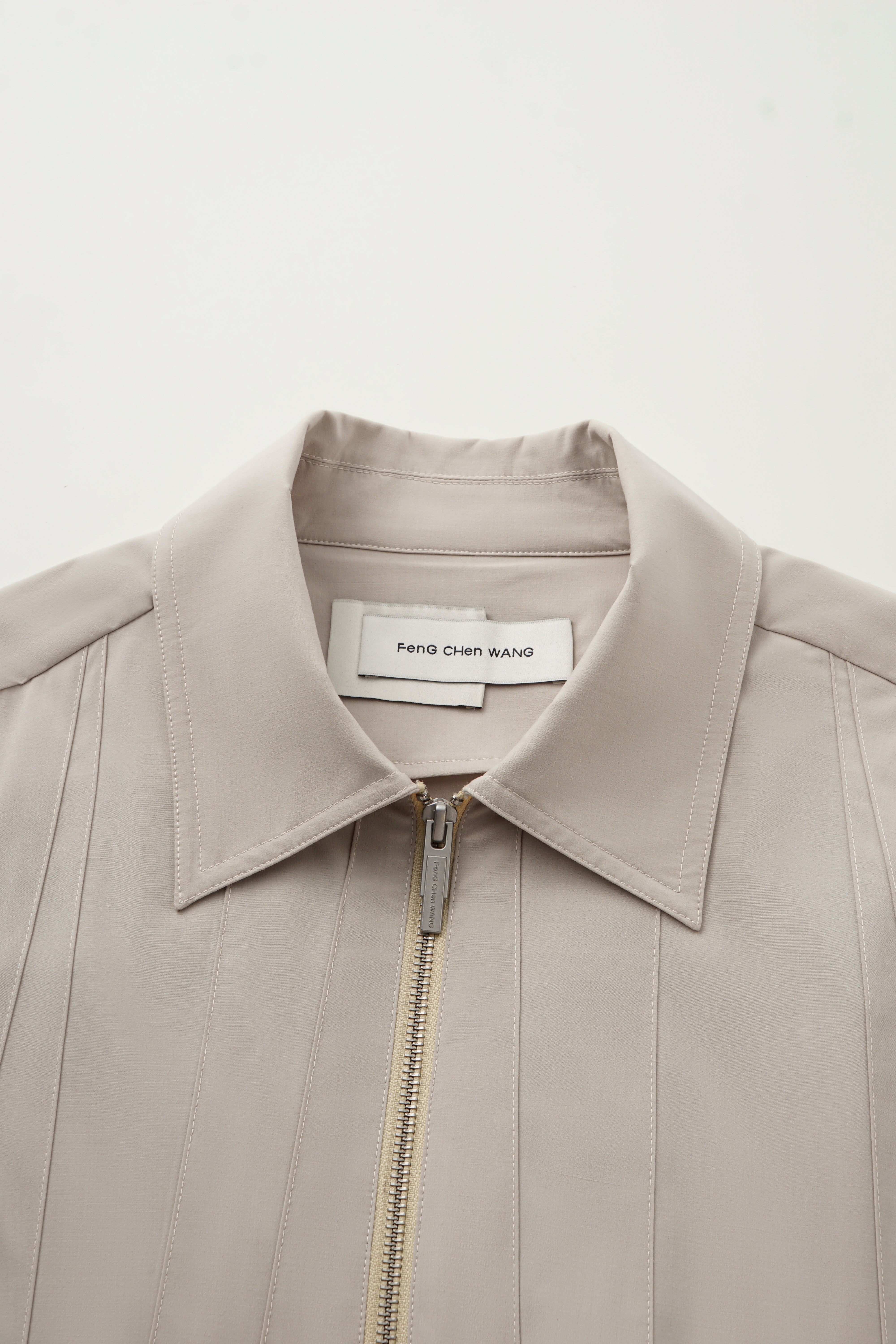 PLEATED SHIRT JACKET