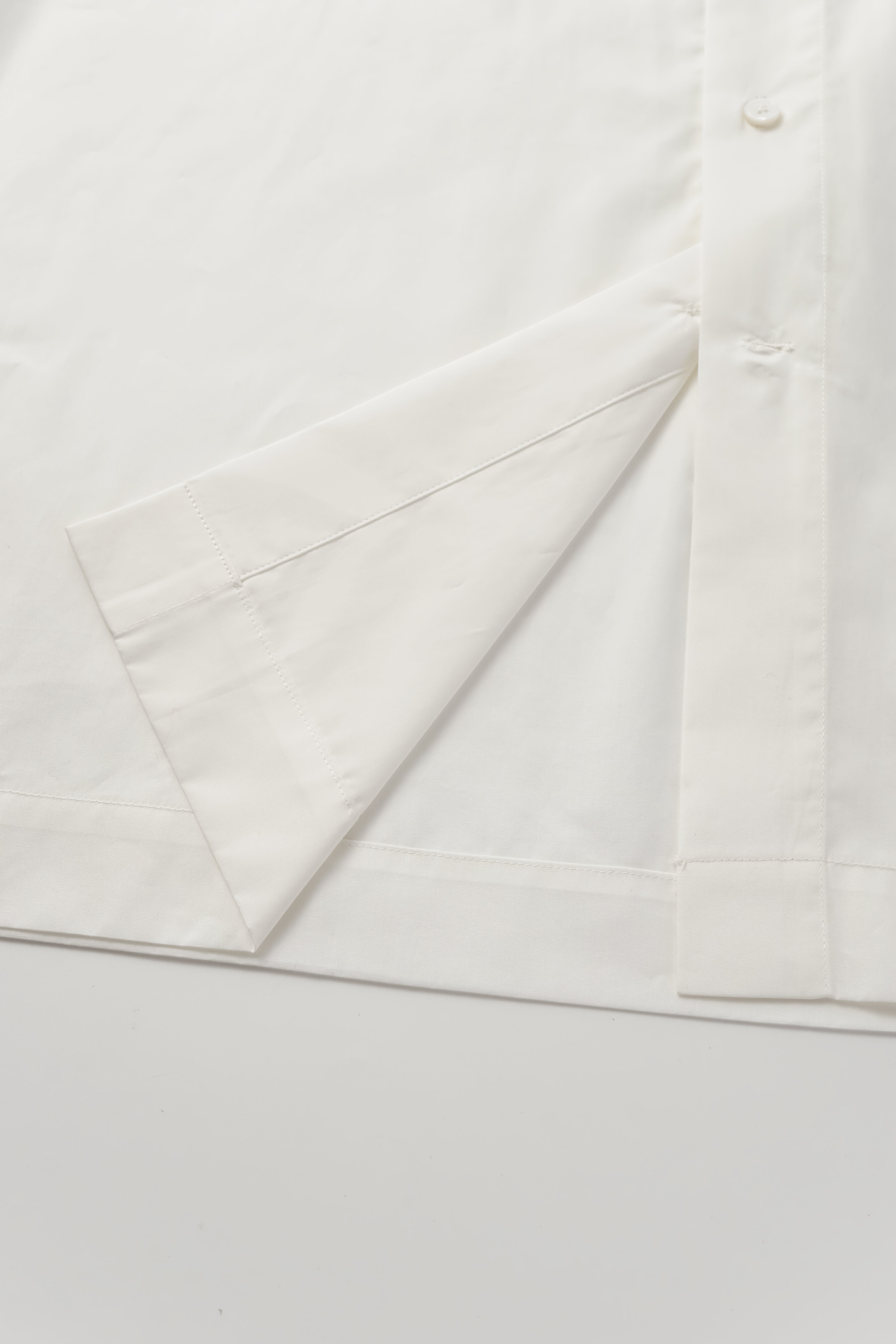 OFFSET-PRINTED PLANT-DYED SHORT-SLEEVED SHIRT