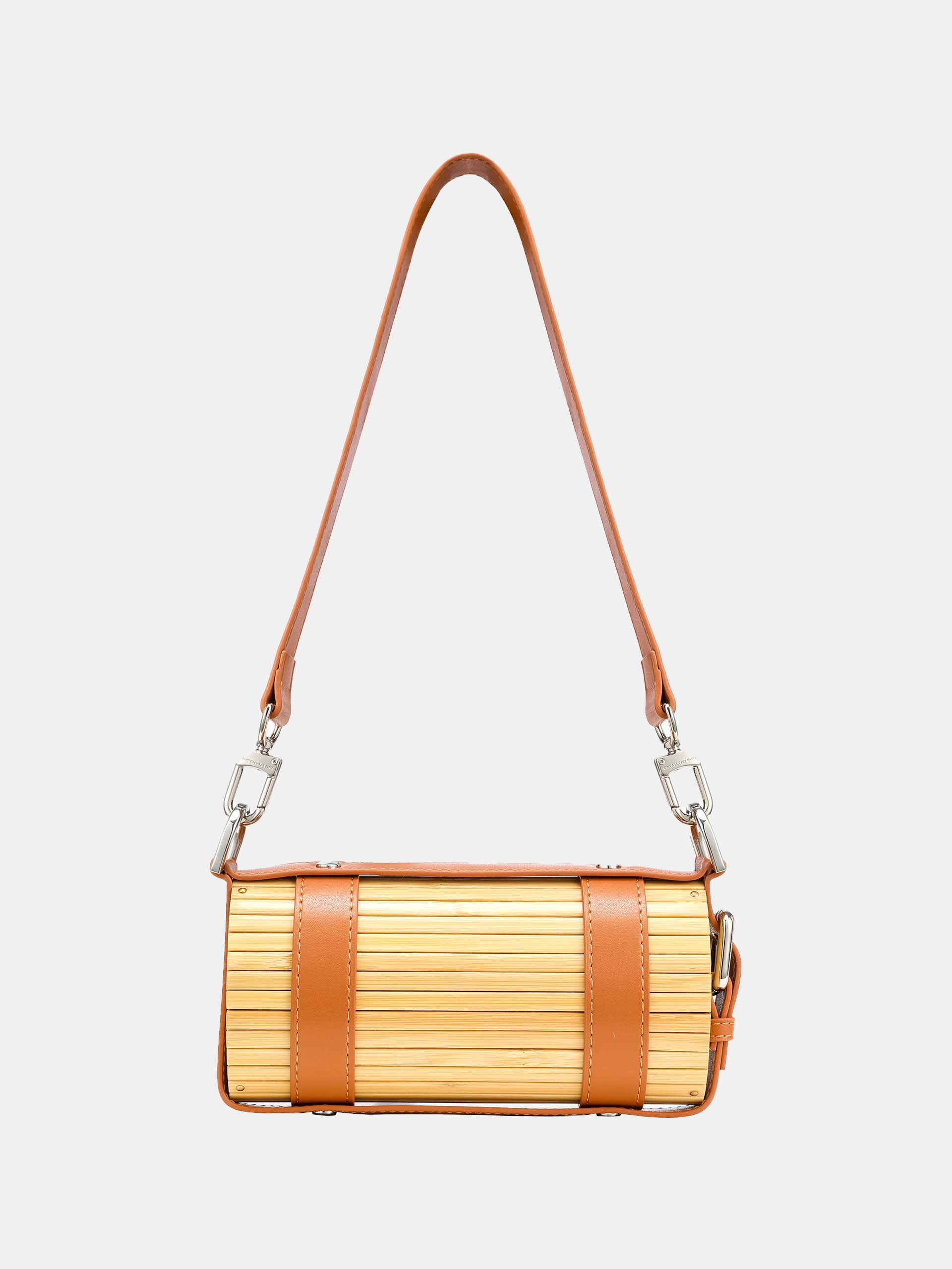 BROWN STRAP SMALL BAMBOO BAG