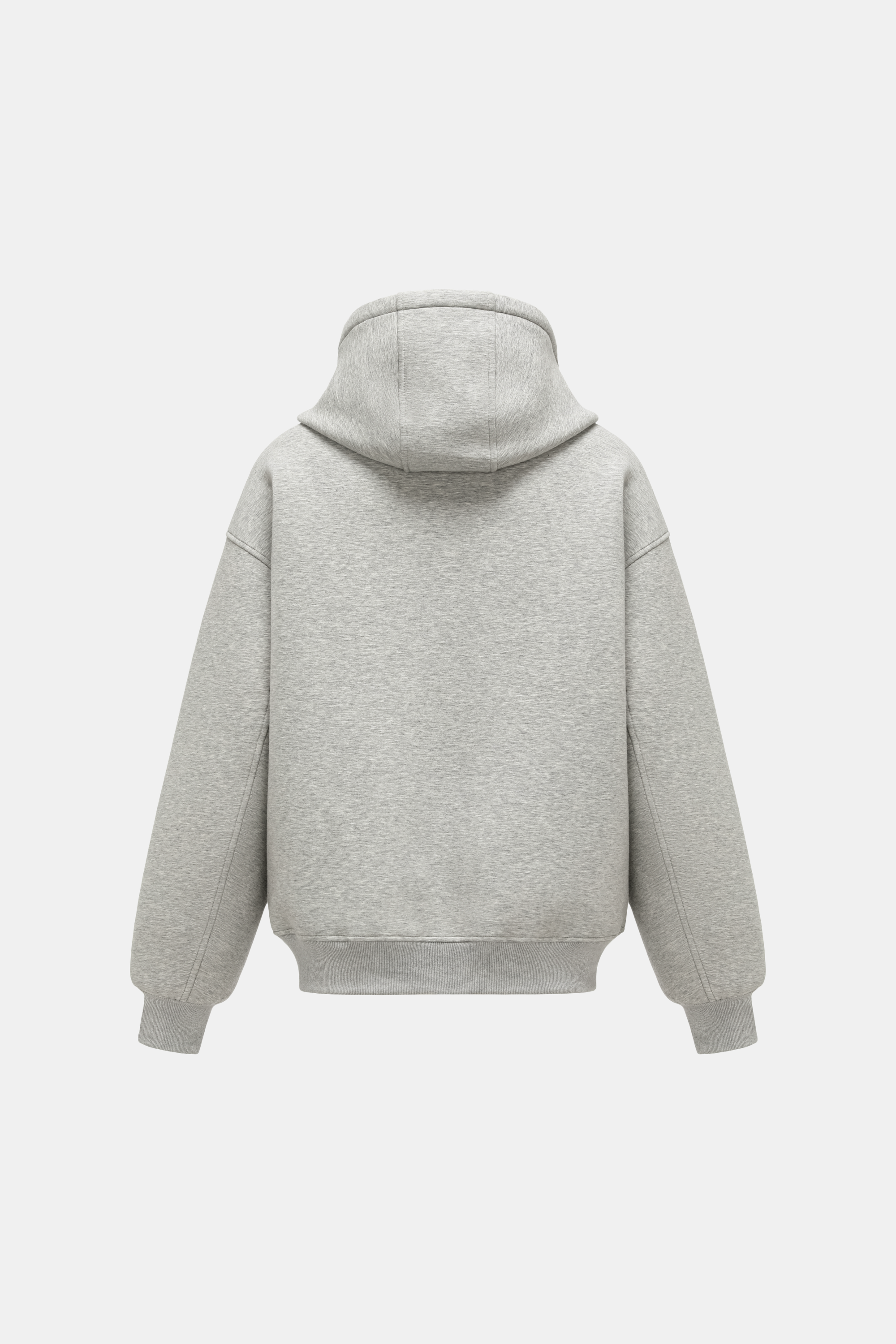 WHITE SEAMING HOODIE
