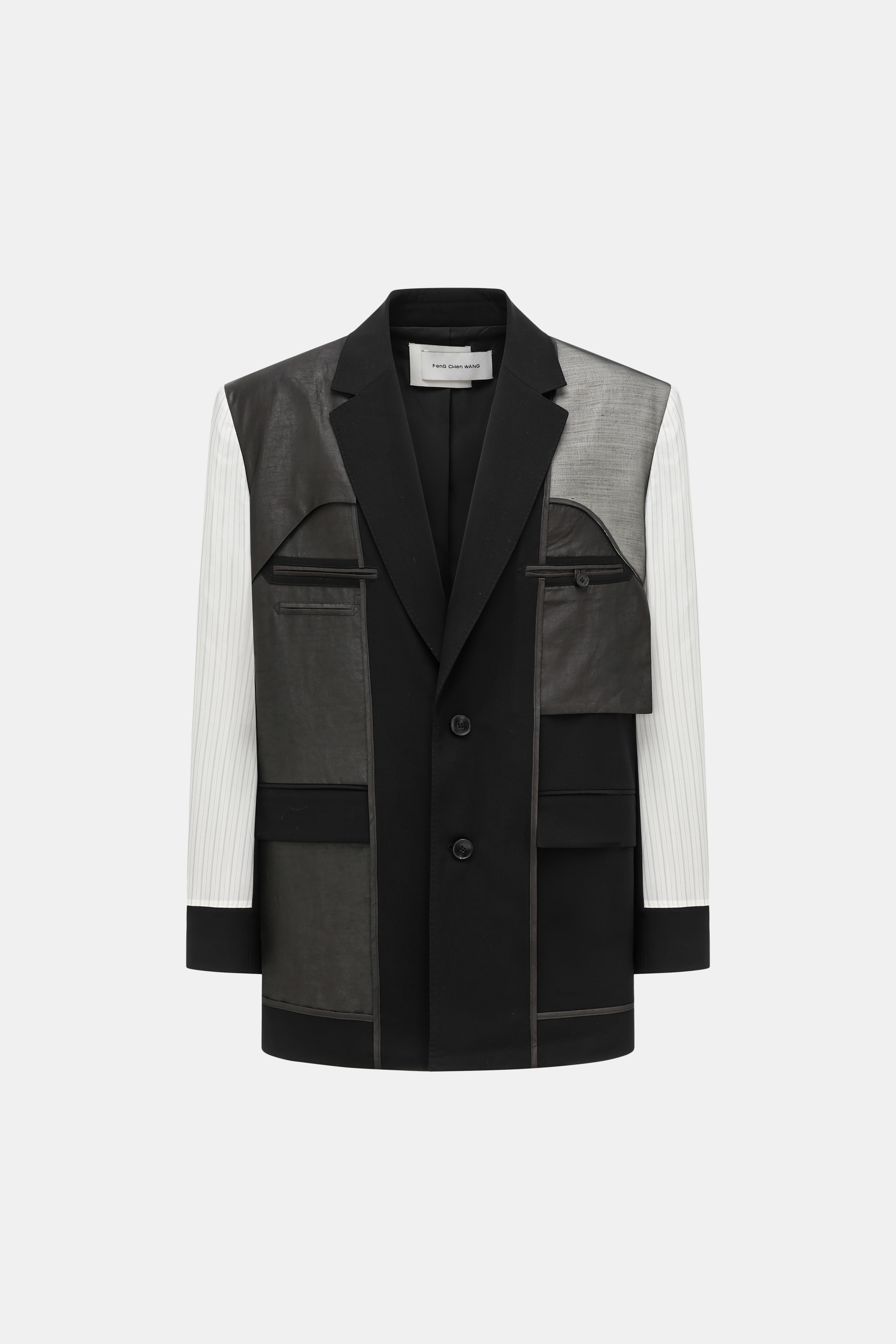 DECONSTRUCTION PATCHWORK BLAZER