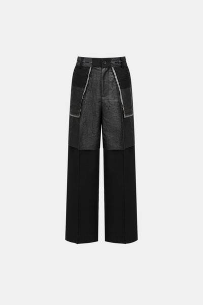 DECONSTRUCTED PATCHWORK TROUSERS – Feng Chen Wang