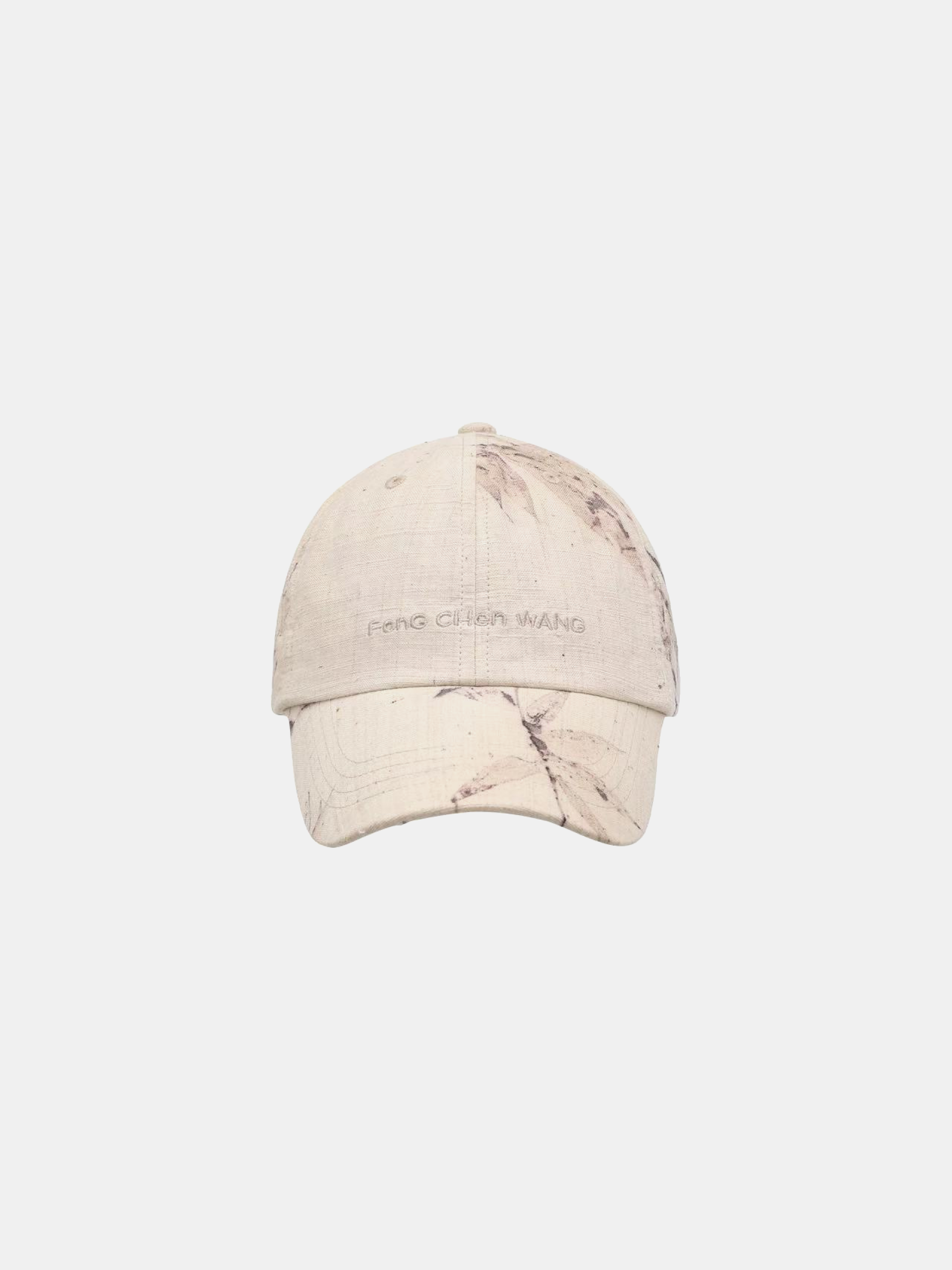 BEIGE BOTANICAL DYED BASEBALL CAP