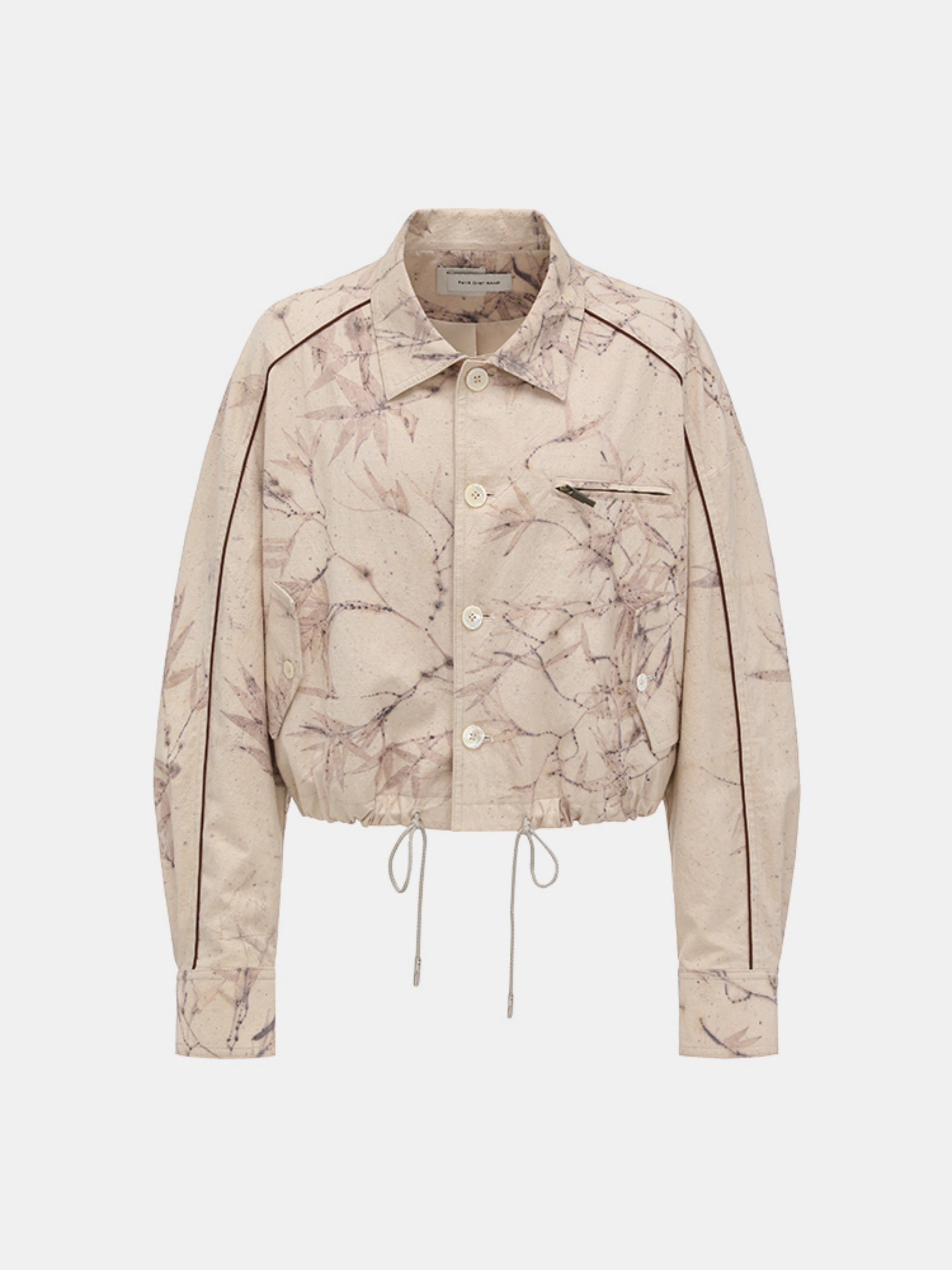 2 IN 1 JACKET WITH PLANTS DYE ON ANTIQUE FABRIC