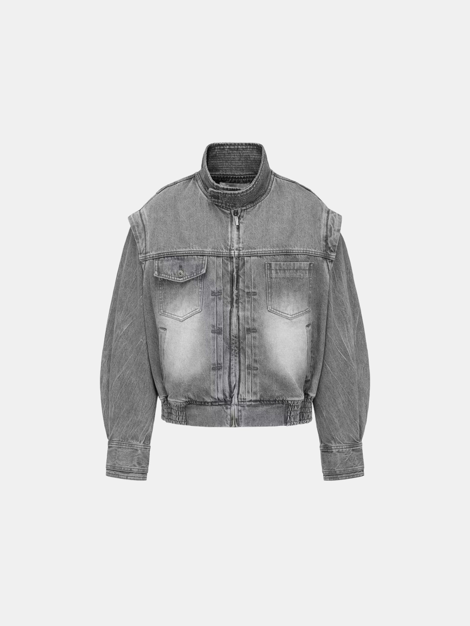 DECONSTRUCTED DENIM JACKET – Feng Chen Wang DECONSTRUCTED DENIM JACKET – Feng Chen Wang