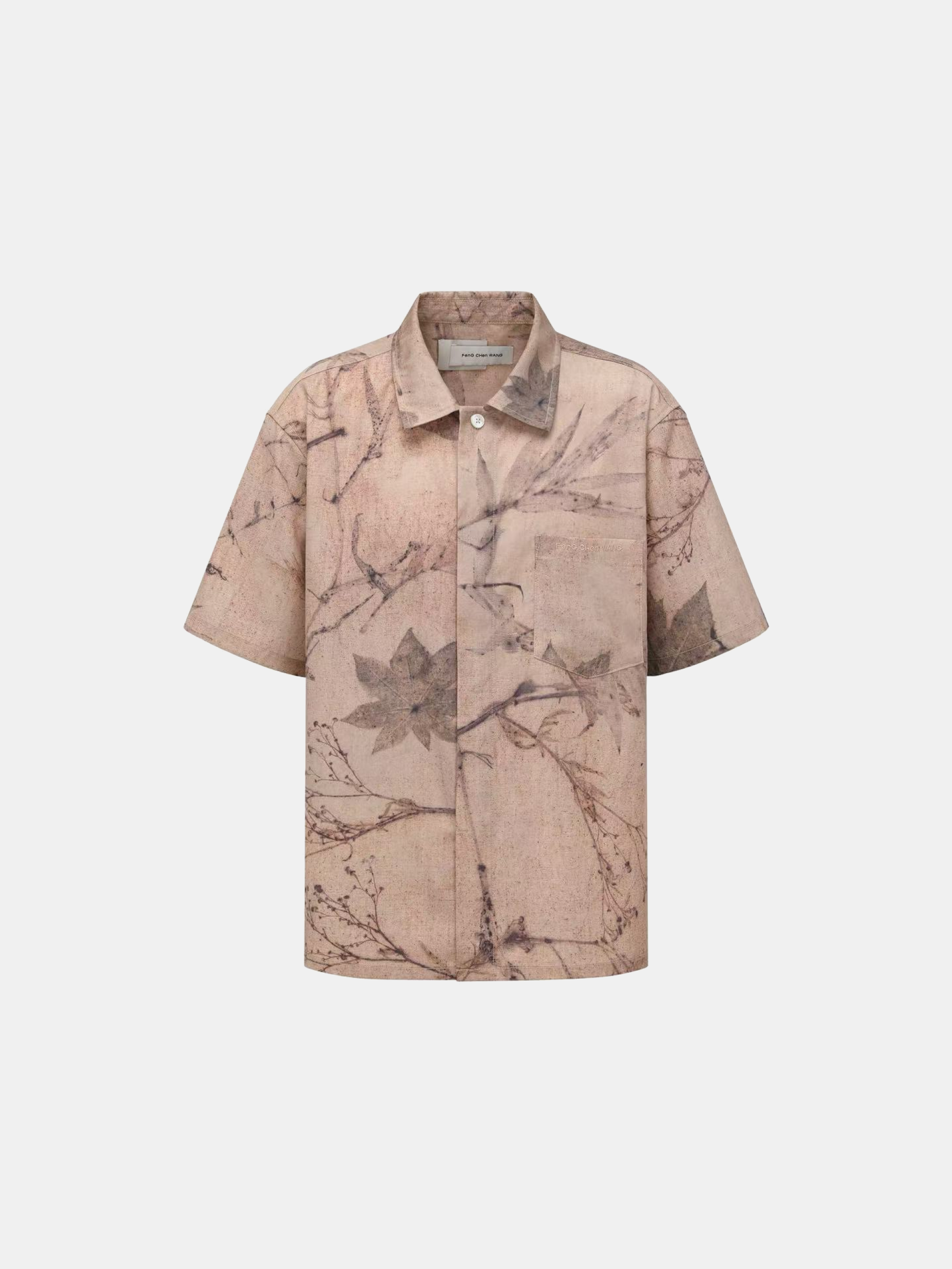PRINTED PLANT DYE SHIRT