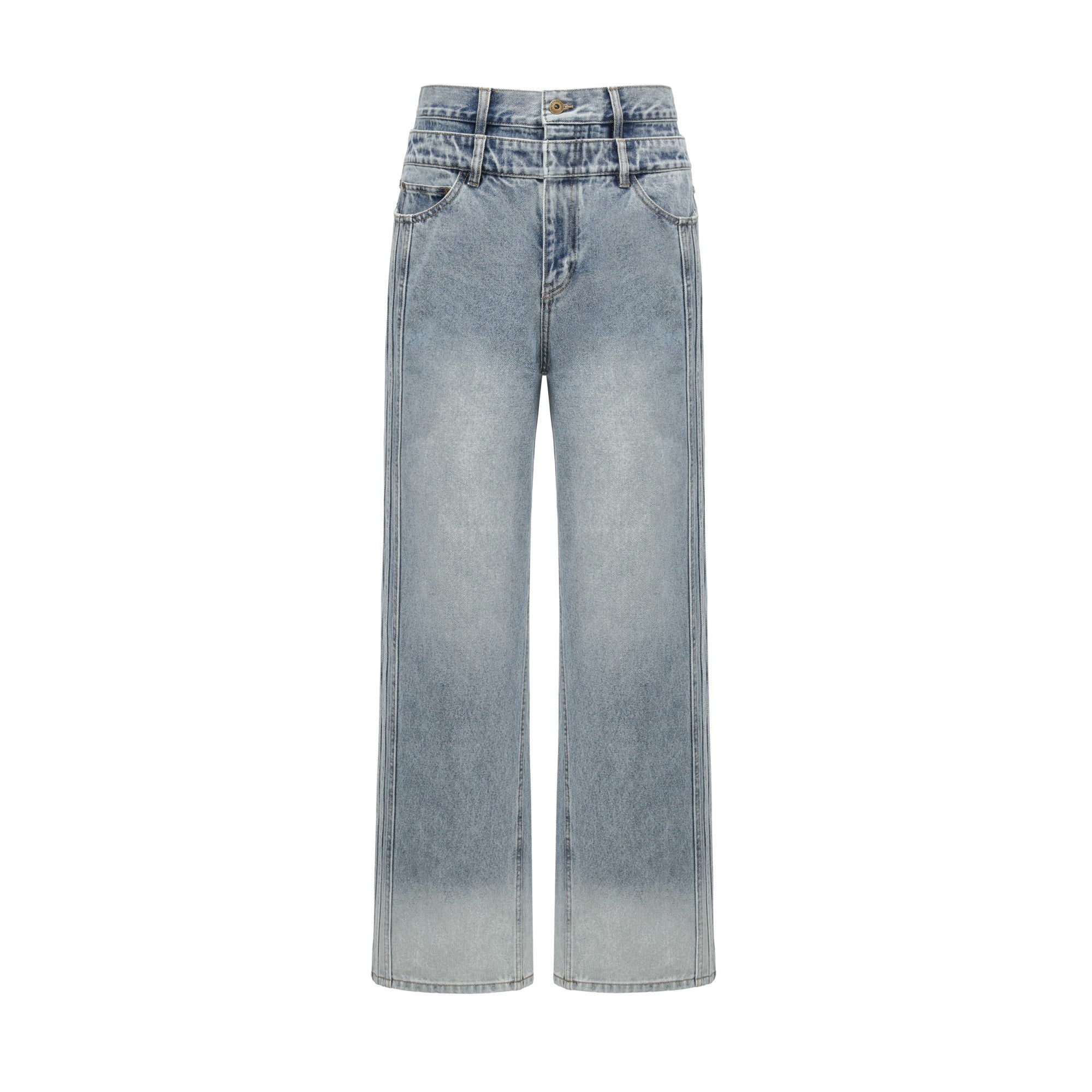 CARGO TROUSERS IN SPRAY PAINTED