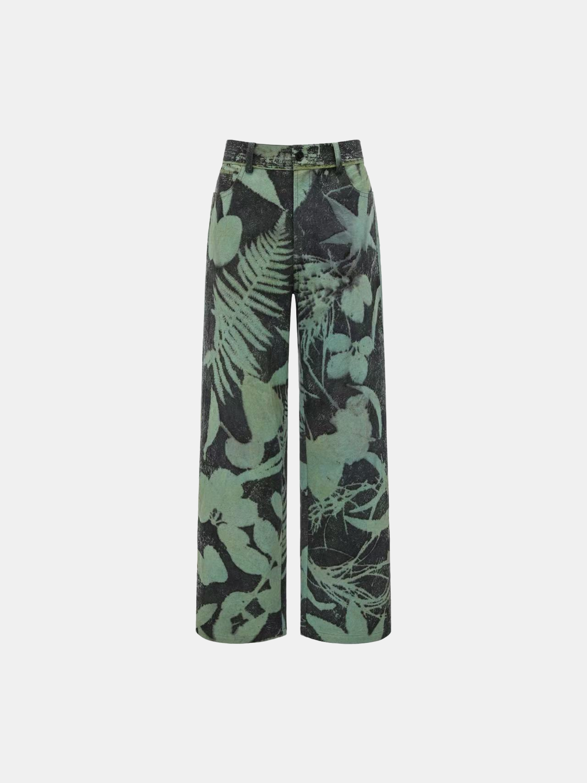 PLANT DYED TROUSERS IN ANTIQUE FABRIC