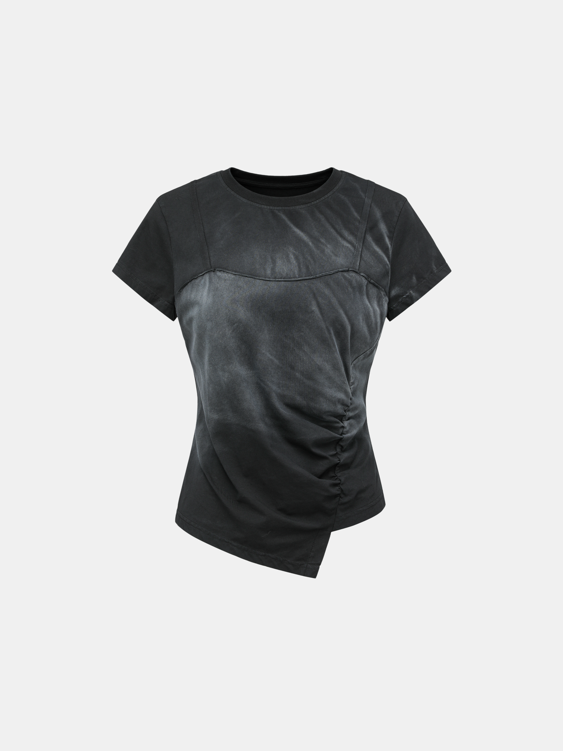 GRADIENT INDIGO T-SHIRT - Feng Chen Wang