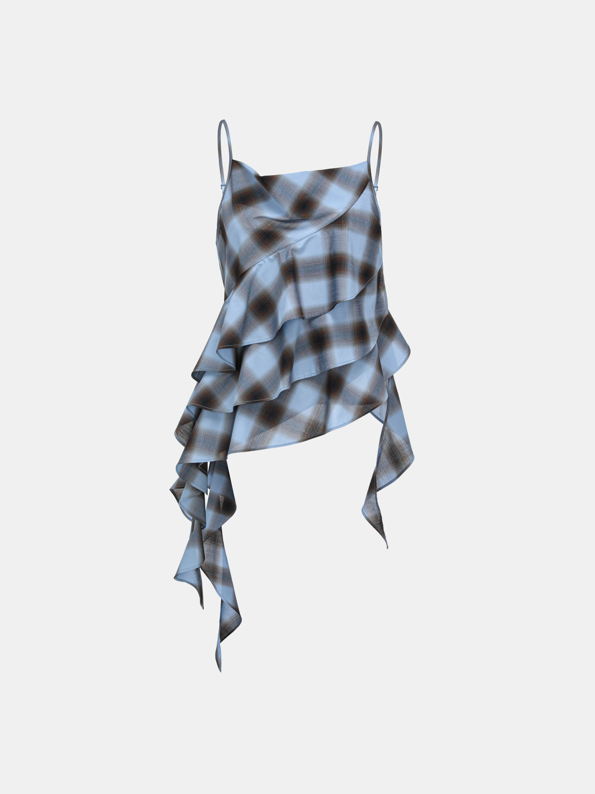 ASYMMERTRICAL RUFFLE TOP