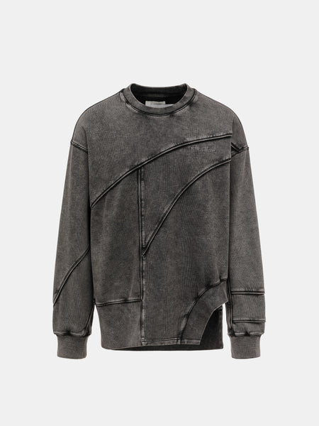 Feng Chen Wang WASHED DECONSTRUCTION HOODIE