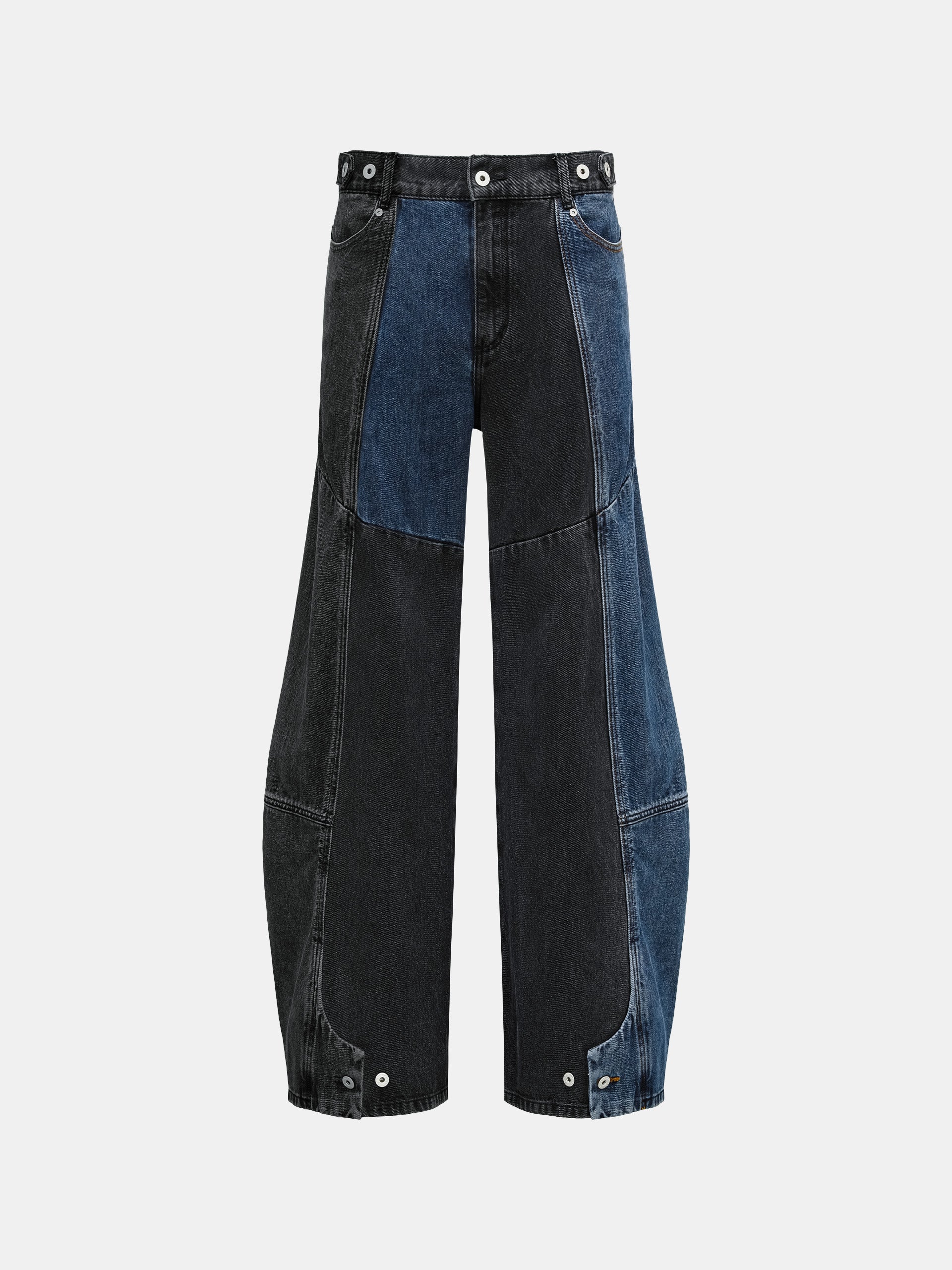 DENIM PATCHED TROUSER