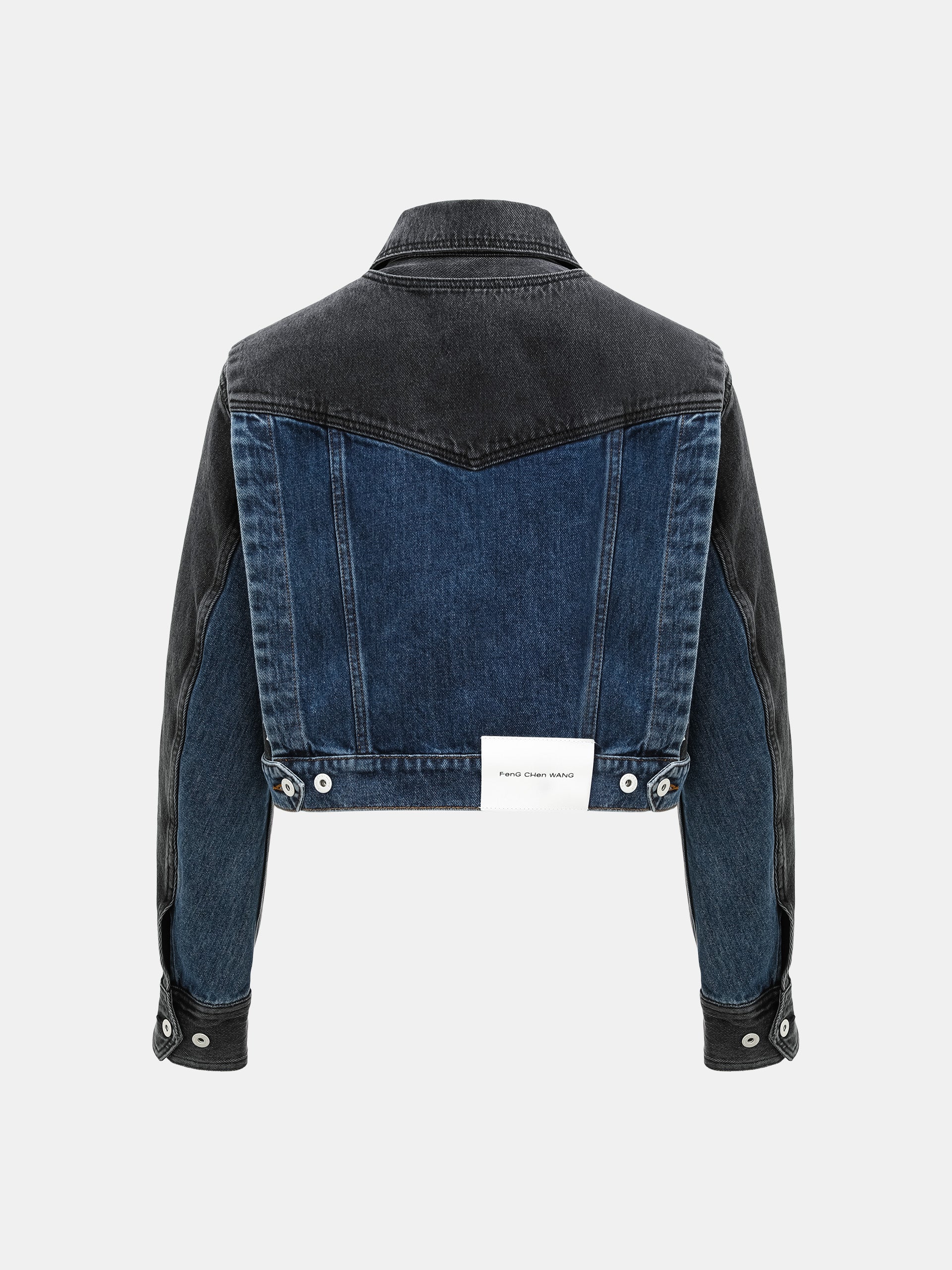 2 IN 1 PANEL DENIM JACKET