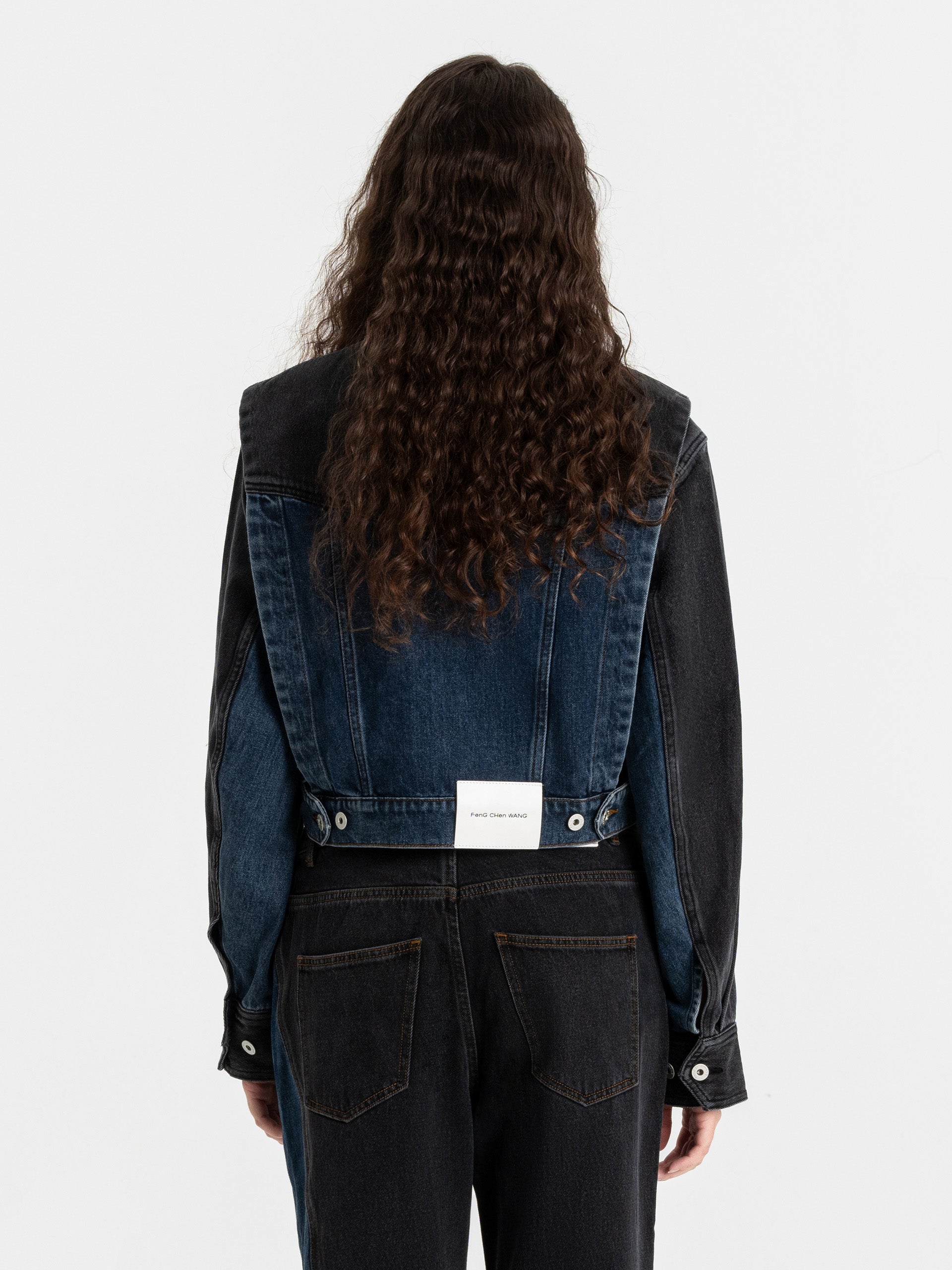 Feng Chen Wang 2 IN 1 PANEL DENIM JACKET25