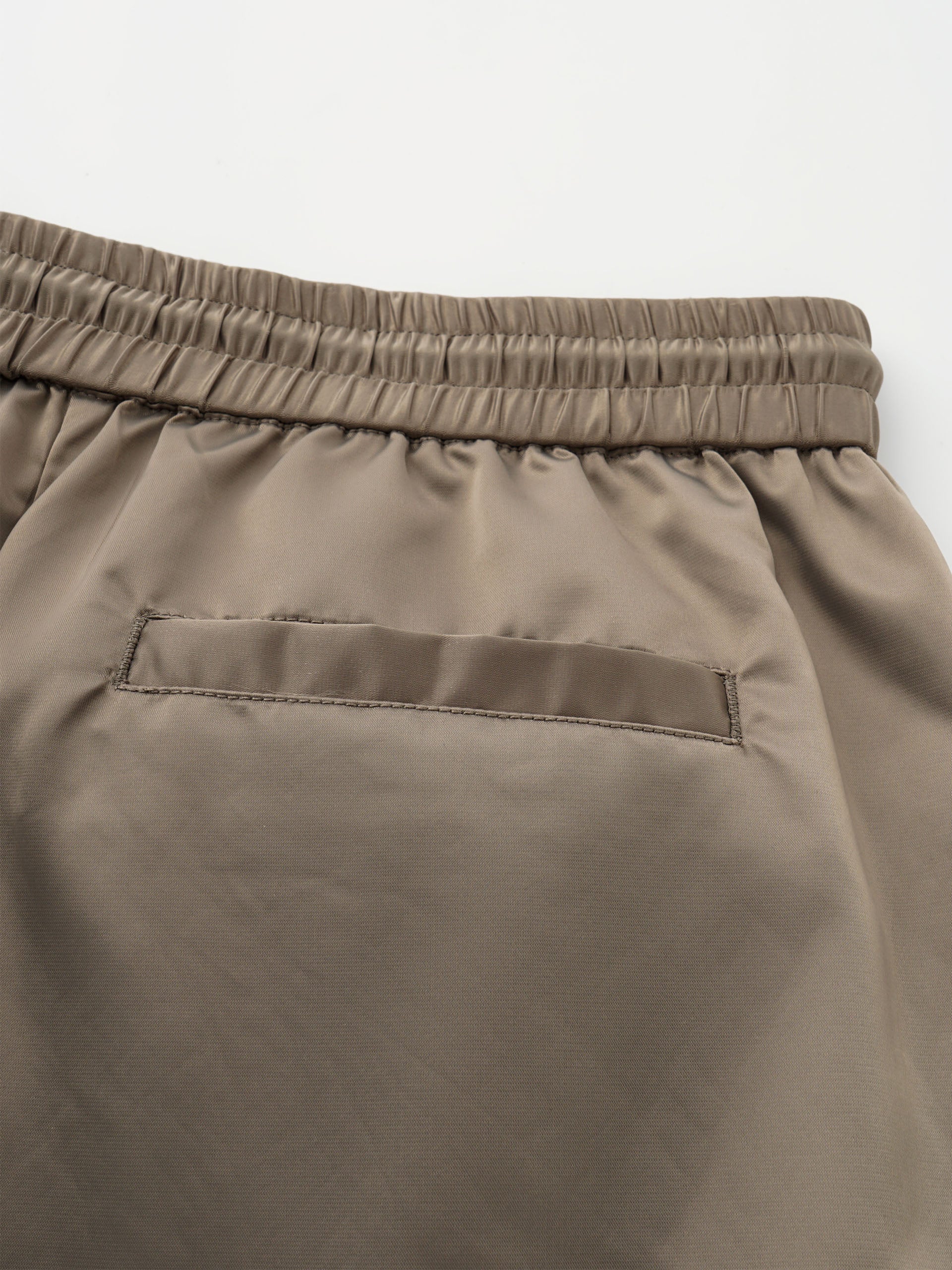 OLIVE GREEN NYLON MULTI-POCKET UTILITY PANTS