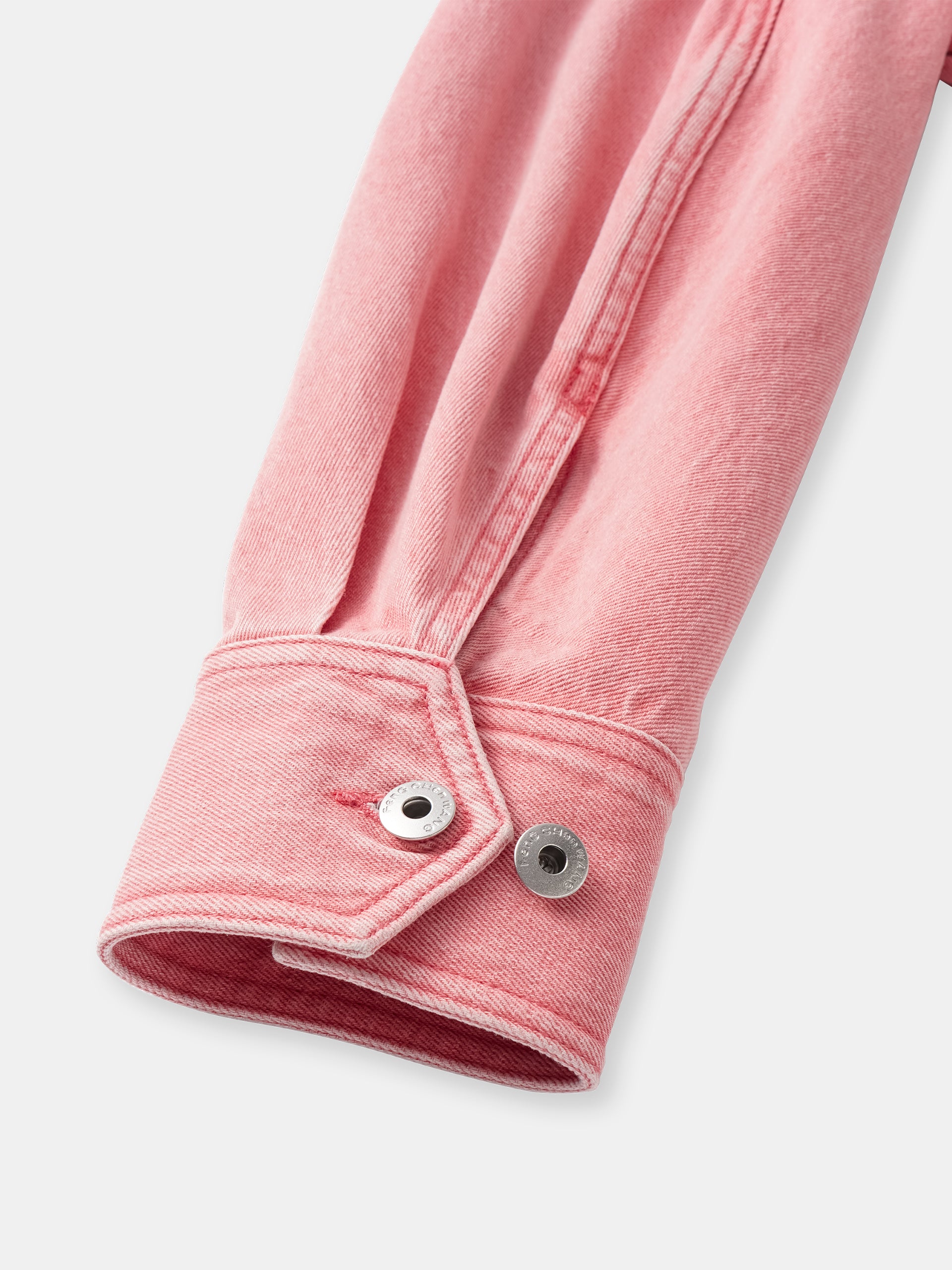 PINK DECONSTRUCTED DENIM JACKET