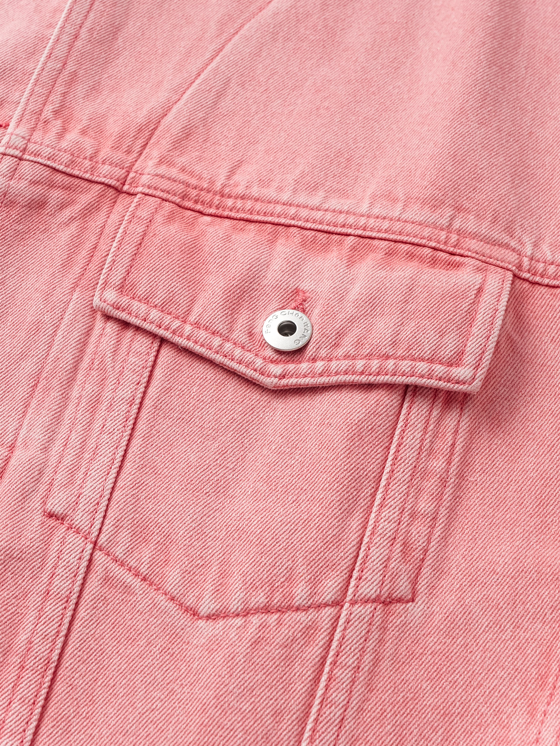 PINK DECONSTRUCTED DENIM JACKET