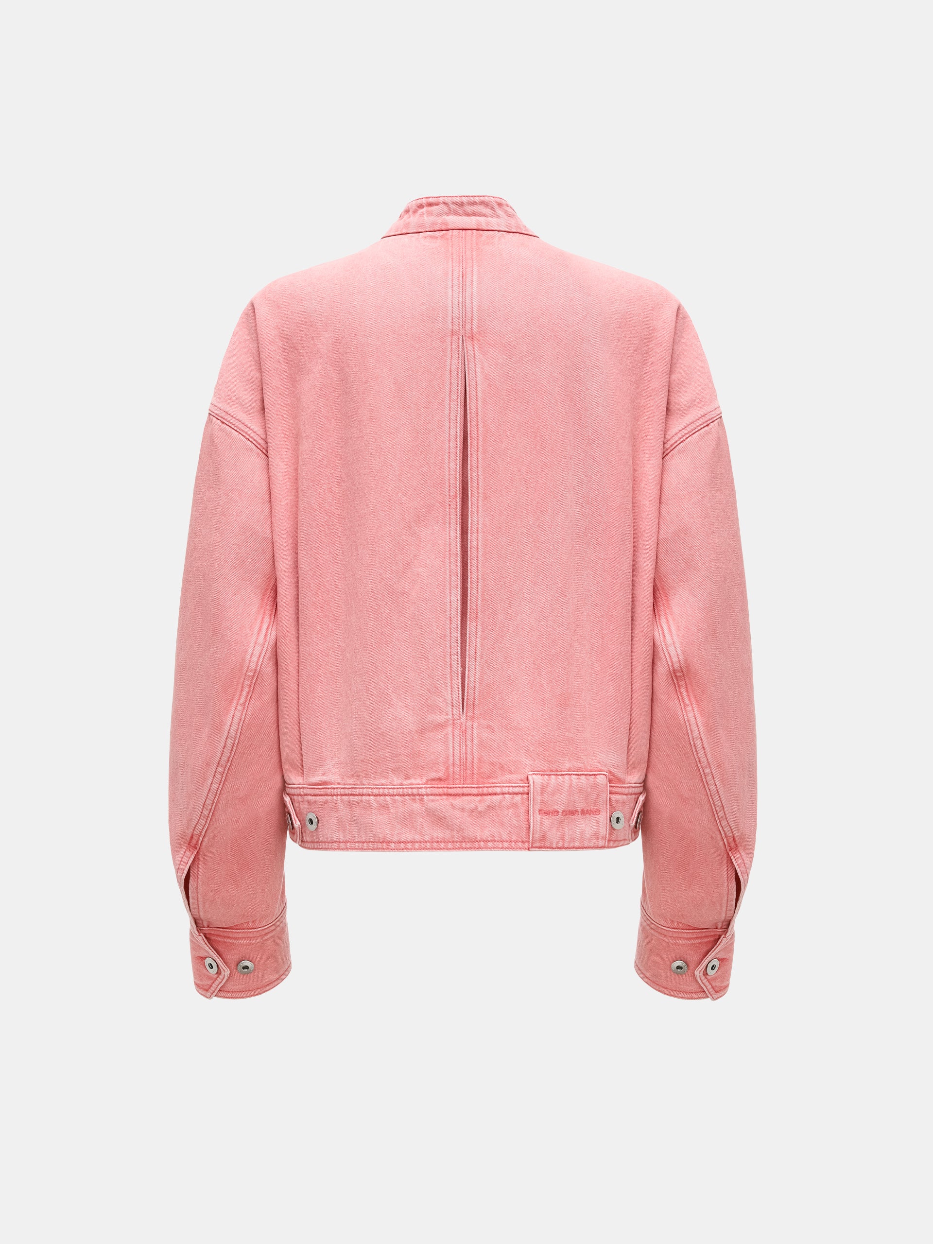 PINK DECONSTRUCTED DENIM JACKET