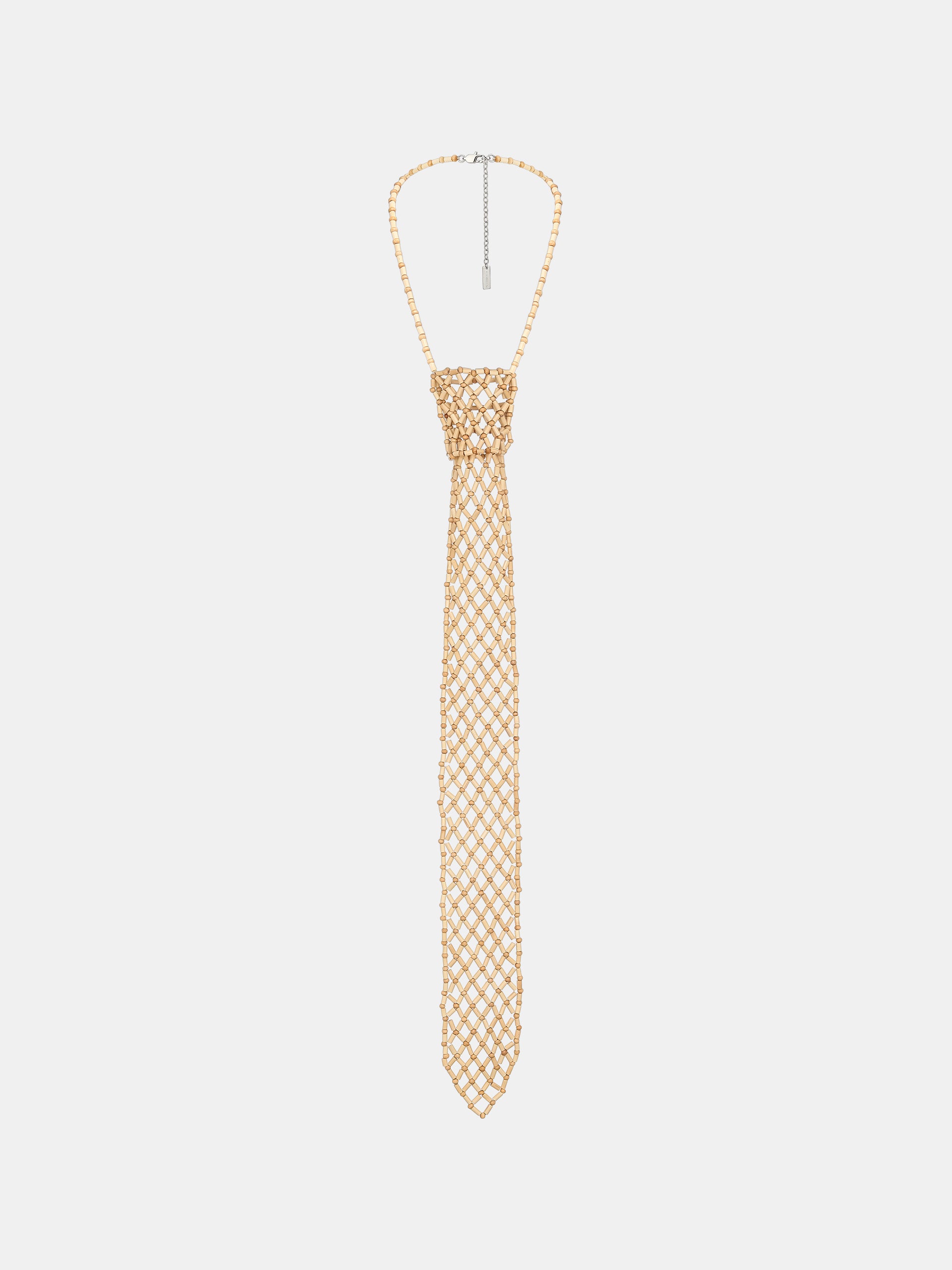 BEADED BAMBOO TIE