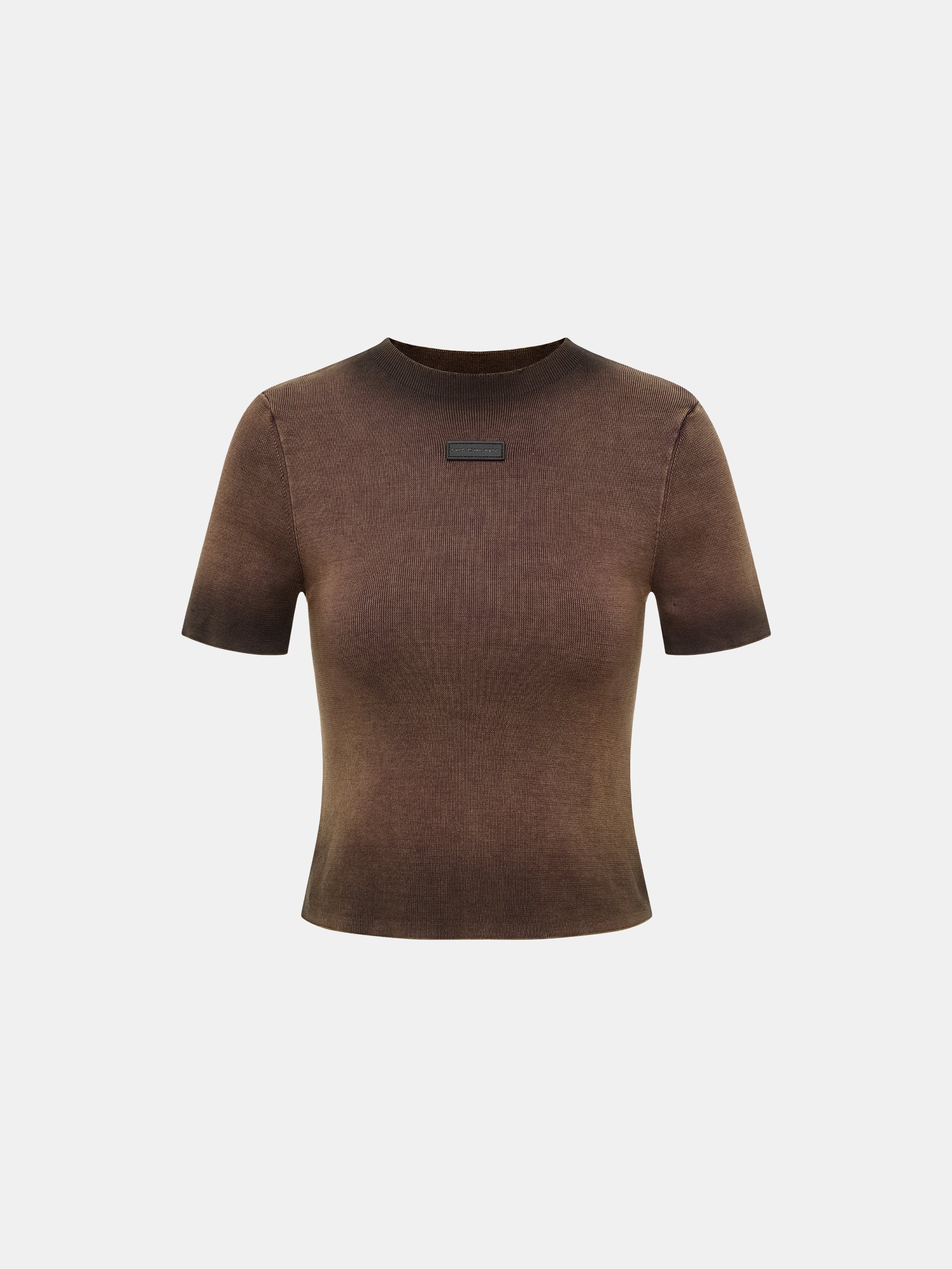 SANDWASHED KNIT T SHIRT