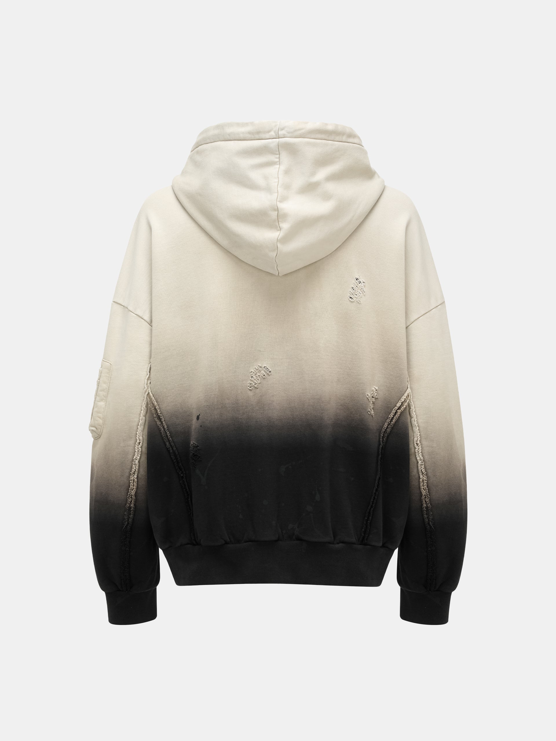 DECONSTRUCTED GRADIENT HOODIE