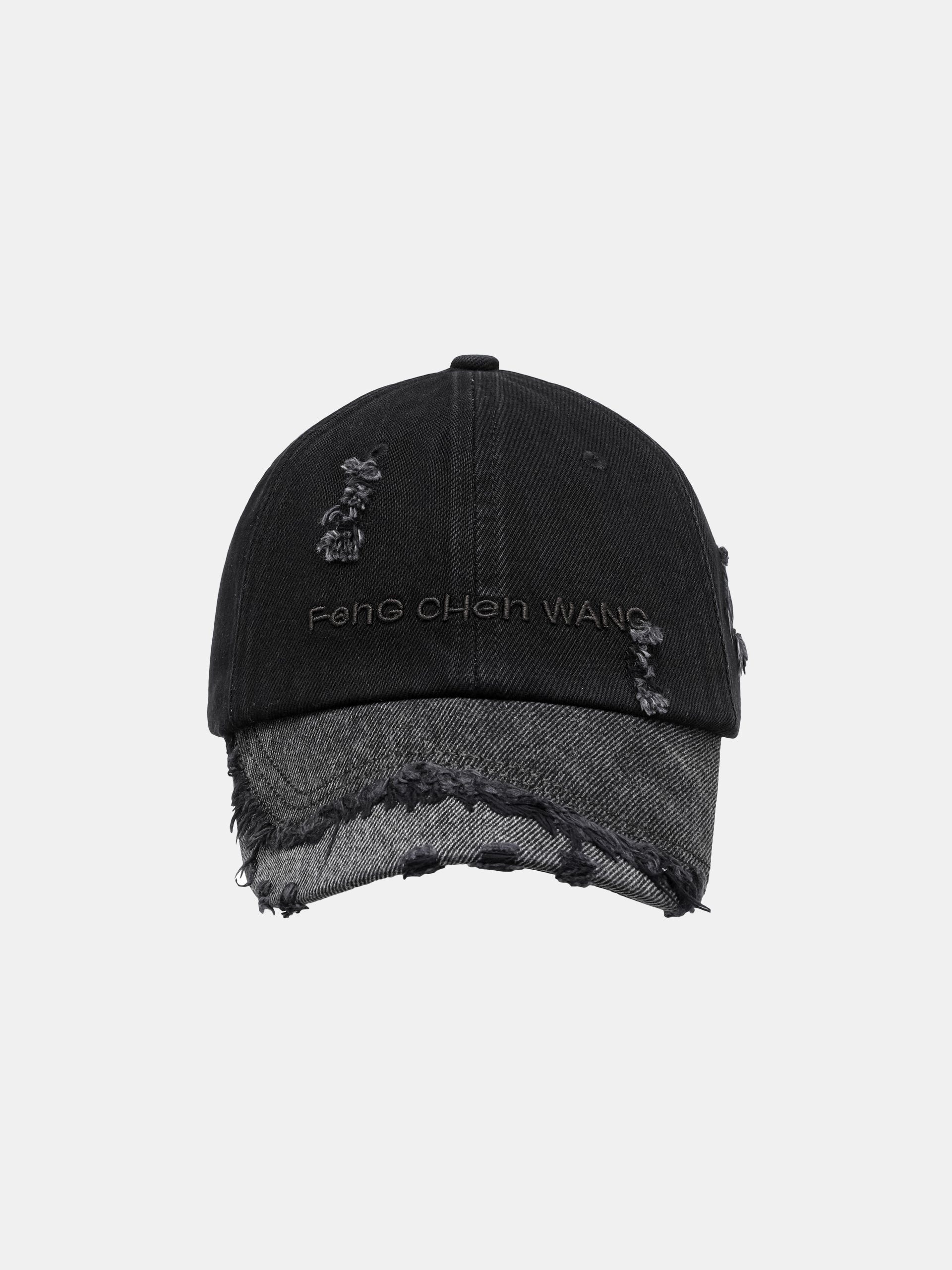 PANELLED DENIM BASEBALL CAP