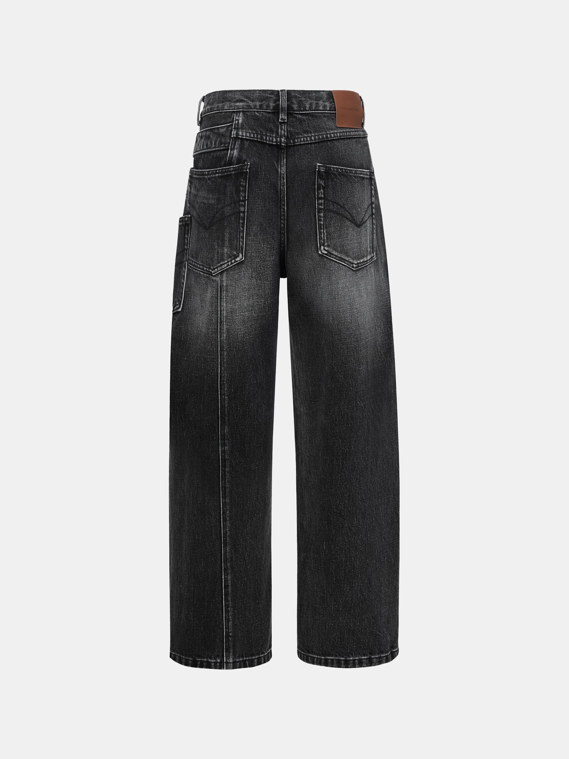 ASYMMETRIC DENIM TROUSER