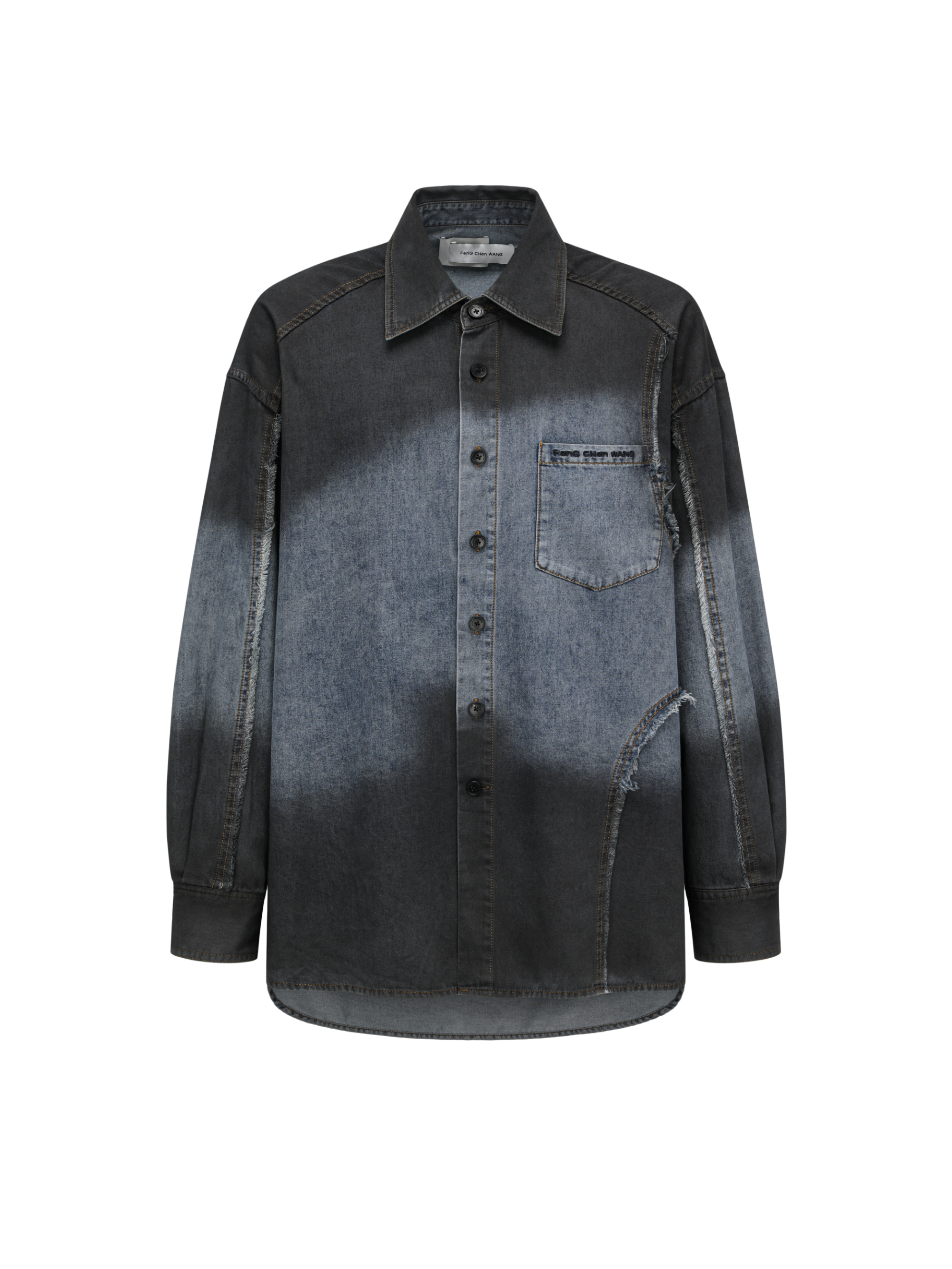 INDIGO GRADIENT DENIM SHIRT