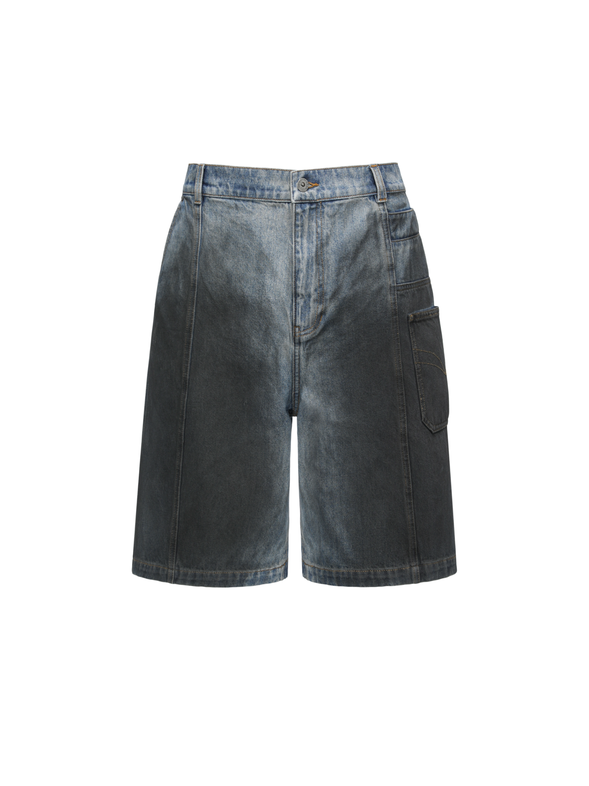 GRADIENT INDIGO DENIM SHORT