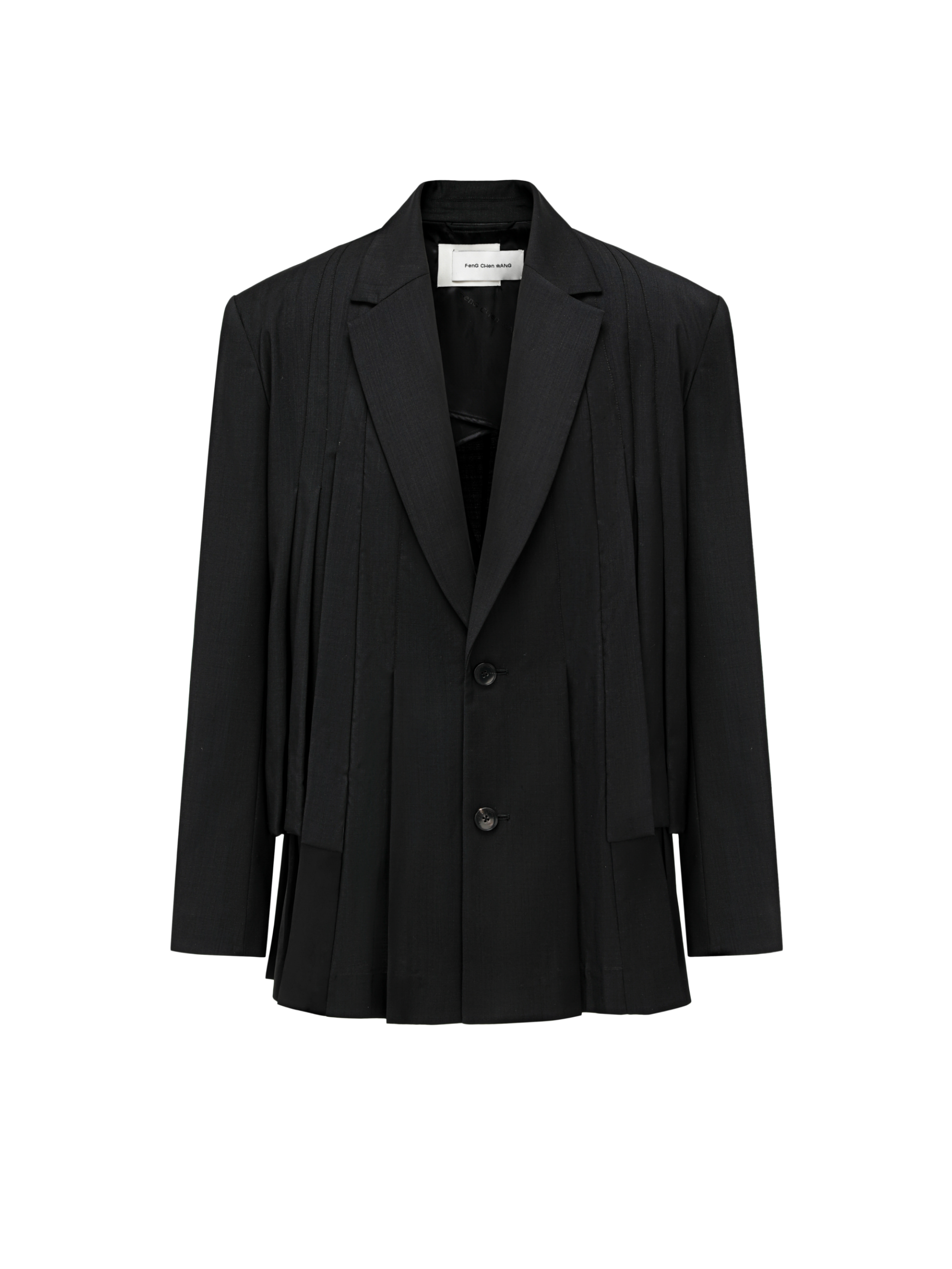 ILREGULAR PLEATS BLAZER