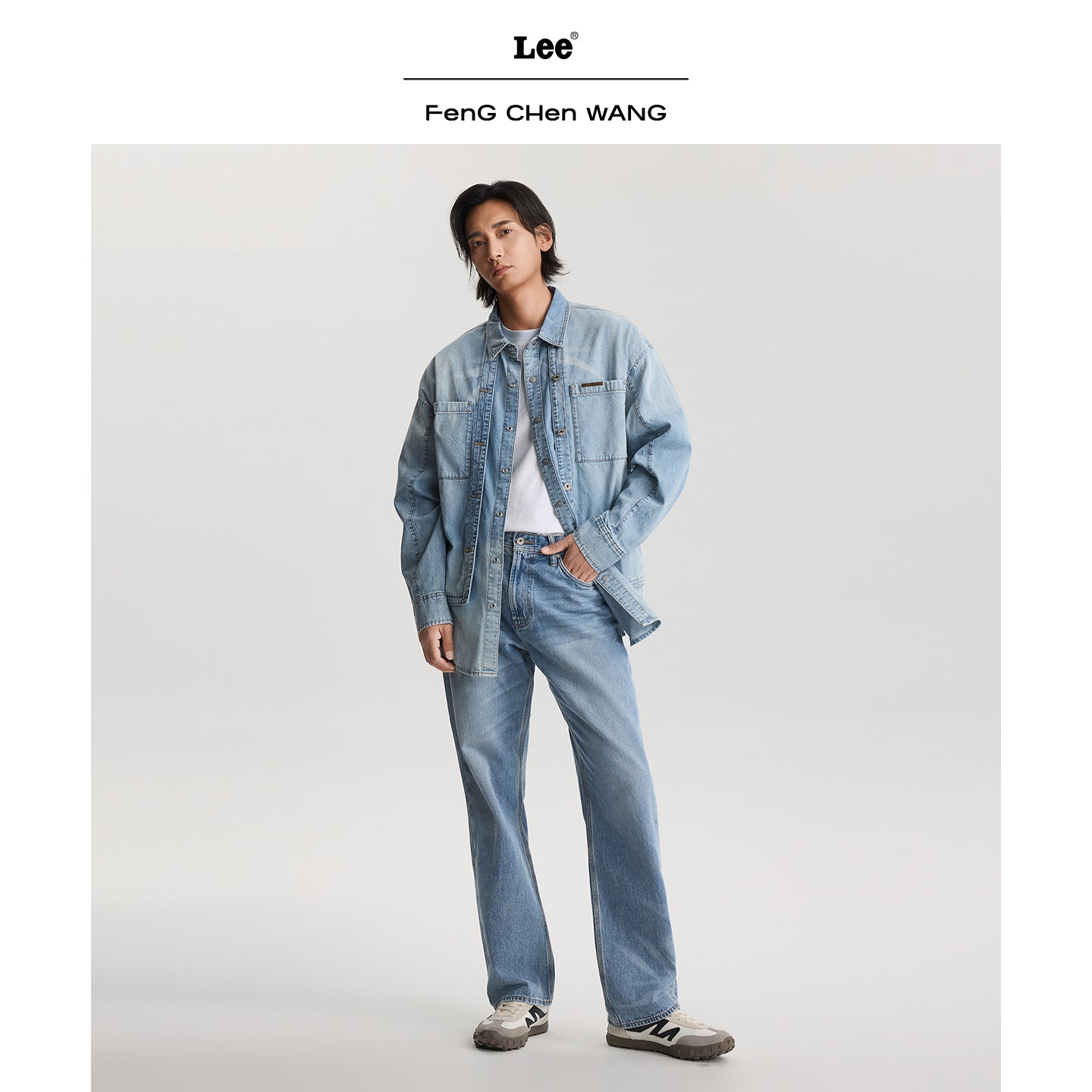 Lee x Feng Chen Wang MEN L/S DENIM SHIRT
