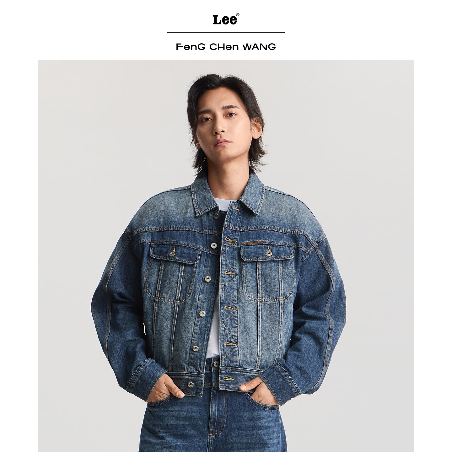 Lee x Feng Chen Wang MEN L/S DENIM JACKET