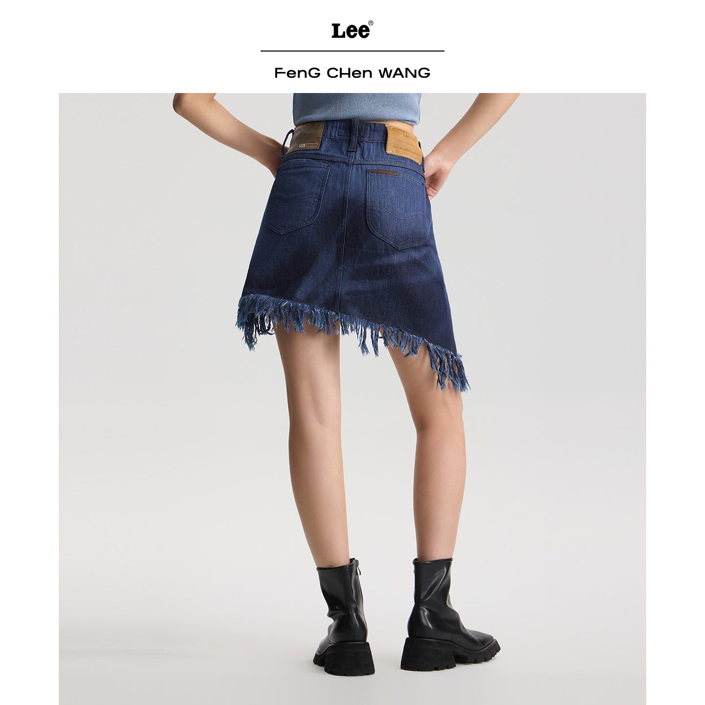 Lee x Feng Chen Wang WOMEN DENIM SKIRT
