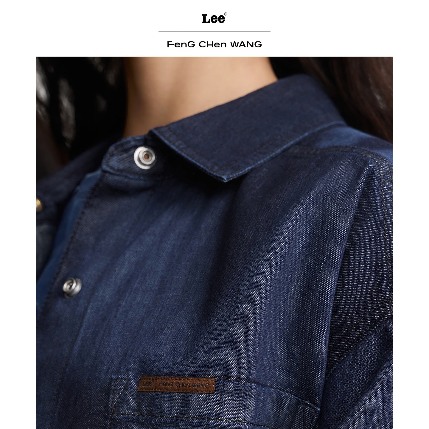 Lee x Feng Chen Wang WOMEN L/S DENIM SHIRT