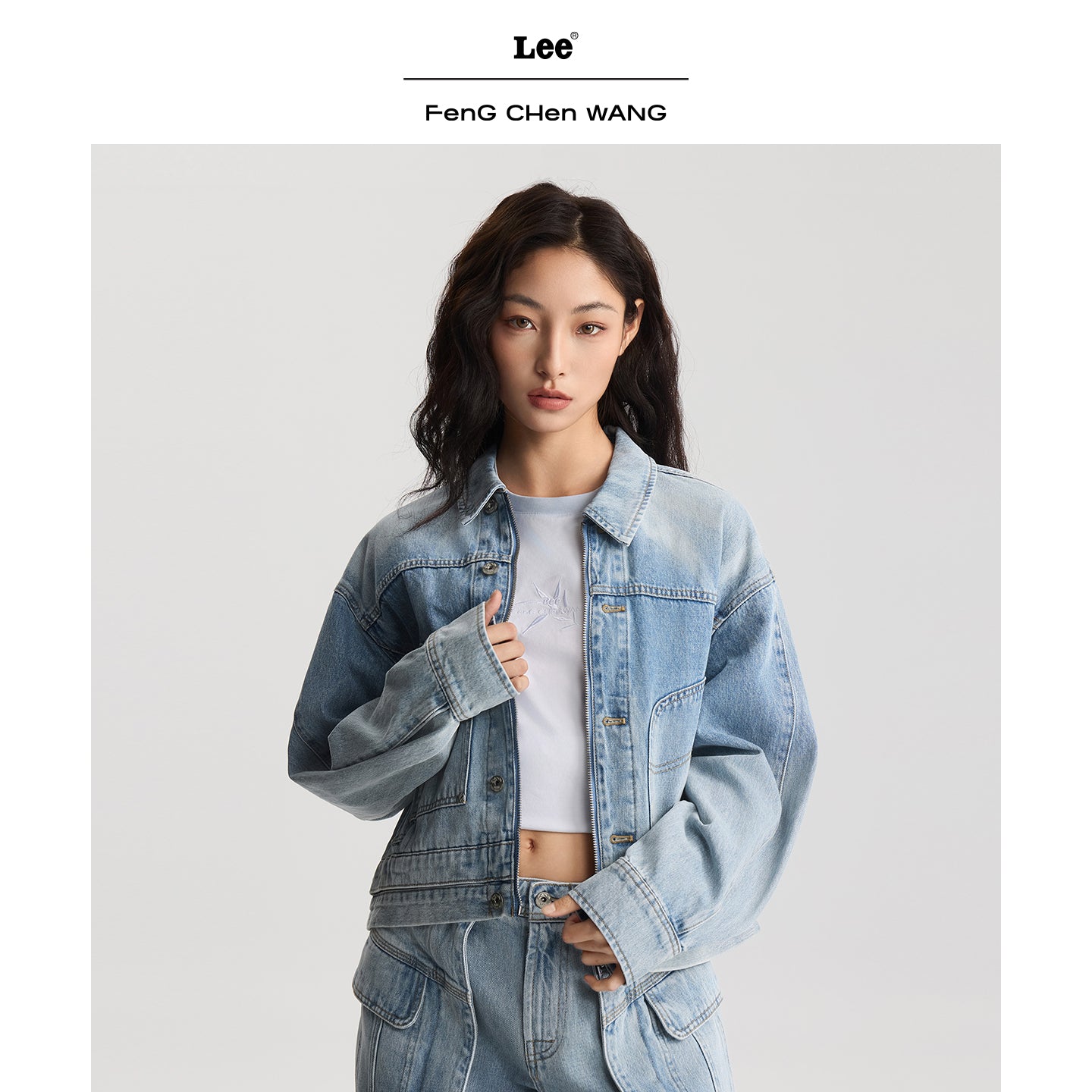 Lee x Feng Chen Wang WOMEN L/S DENIM JACKET