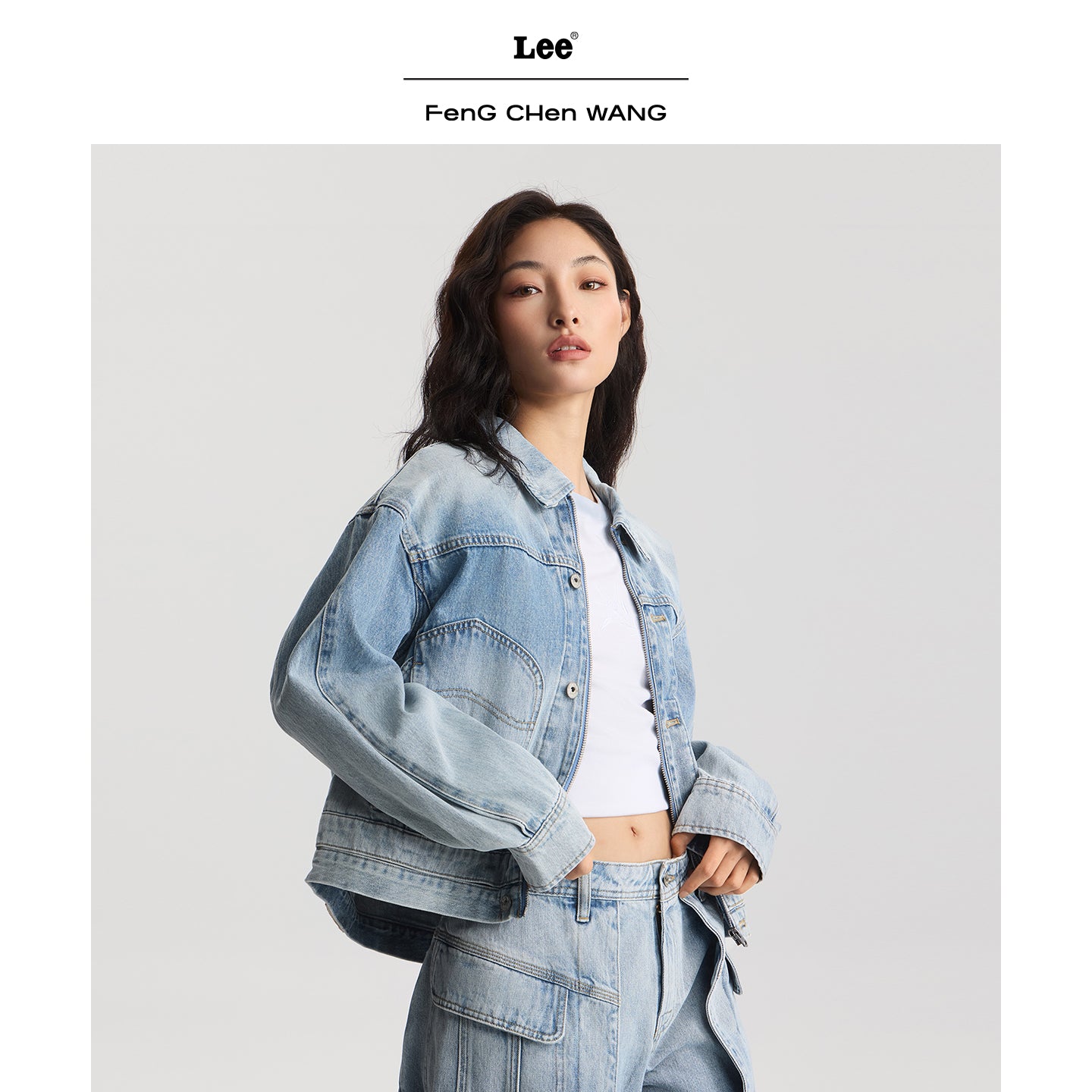 Lee x Feng Chen Wang WOMEN L/S DENIM JACKET