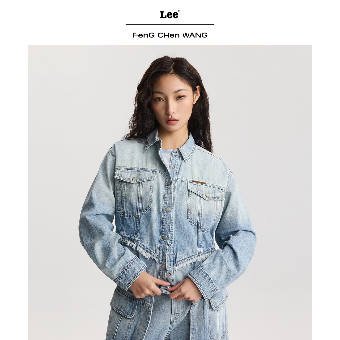 Lee x Feng Chen Wang WOMEN L/S DENIM SHIRT