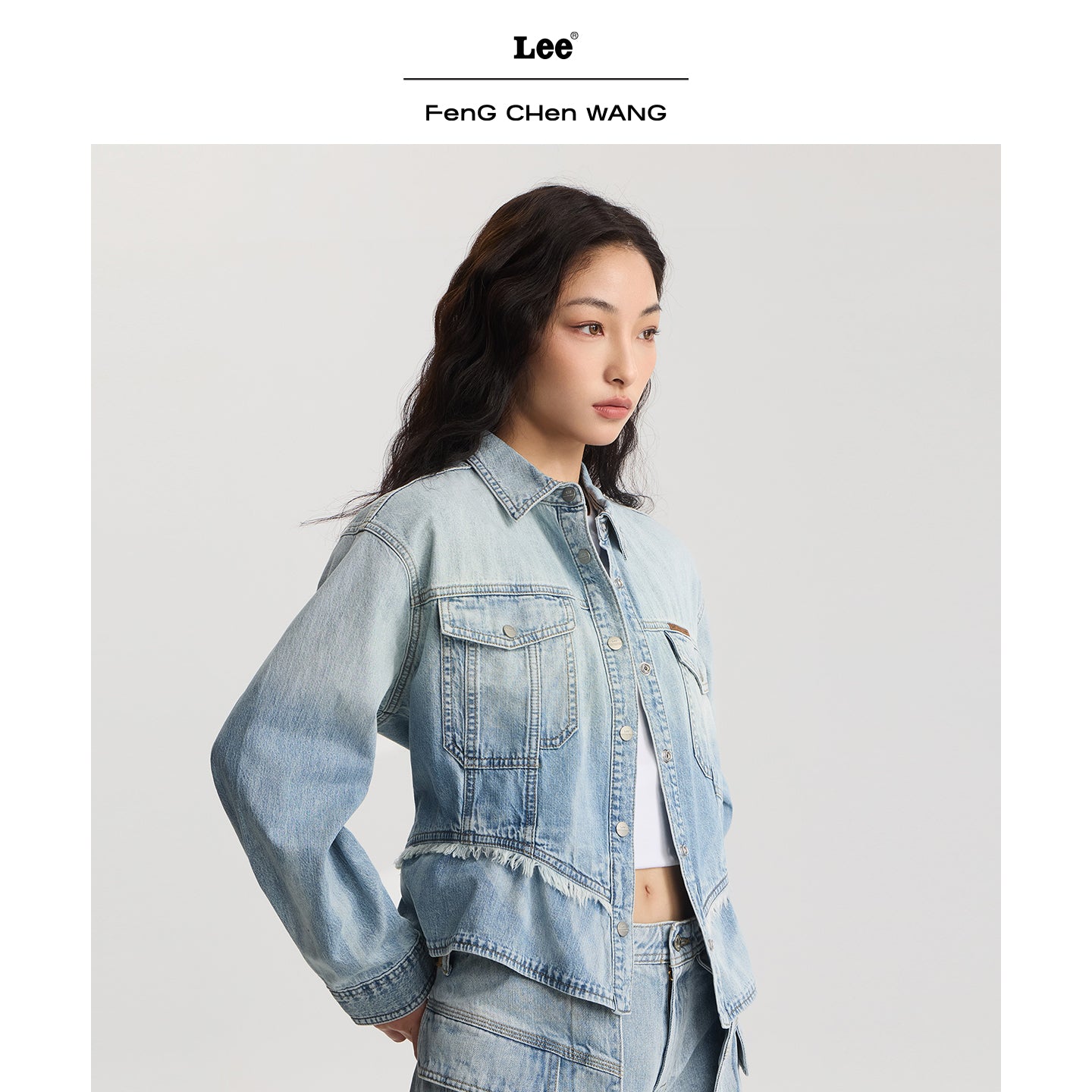 Lee x Feng Chen Wang WOMEN L/S DENIM SHIRT