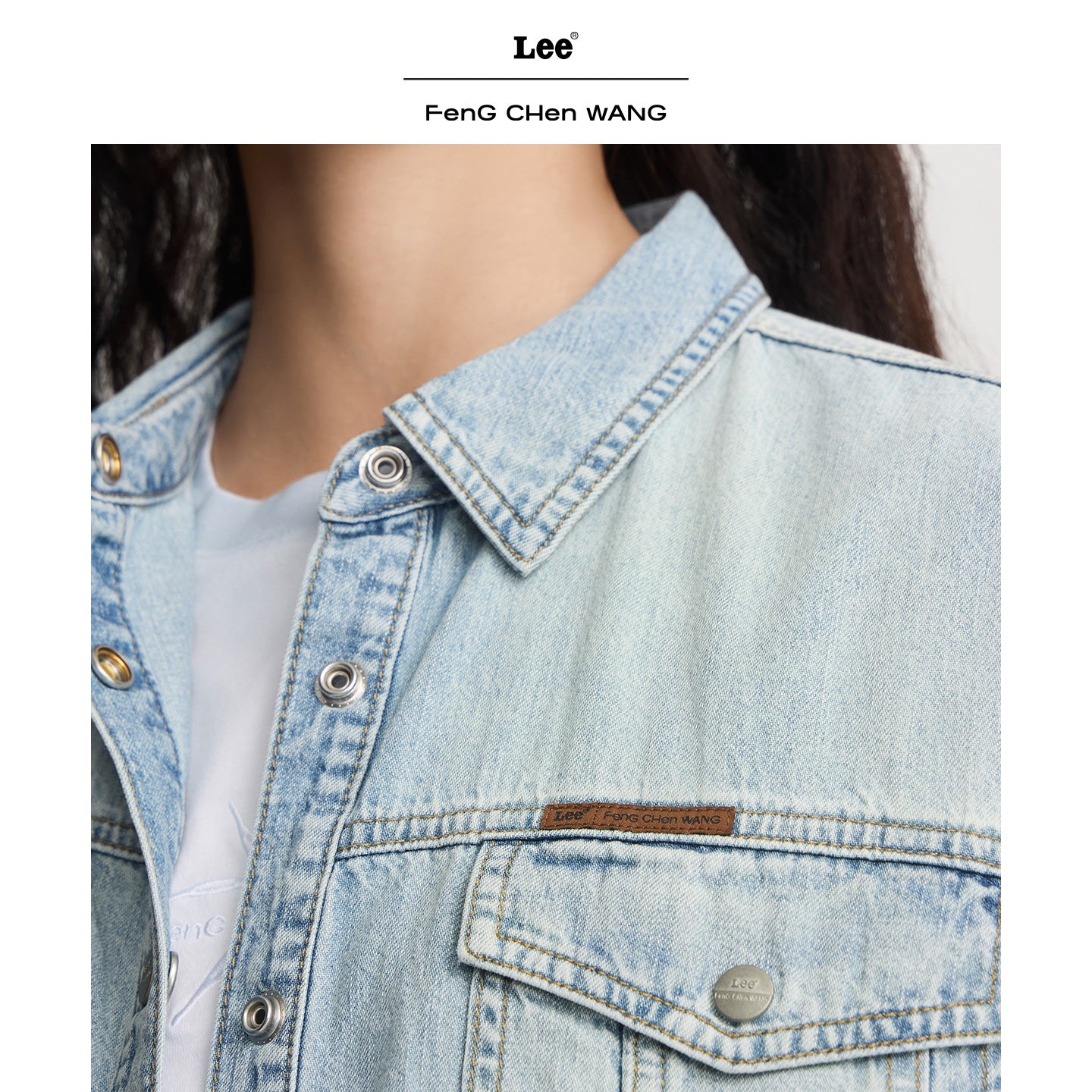 Lee x Feng Chen Wang WOMEN L/S DENIM SHIRT