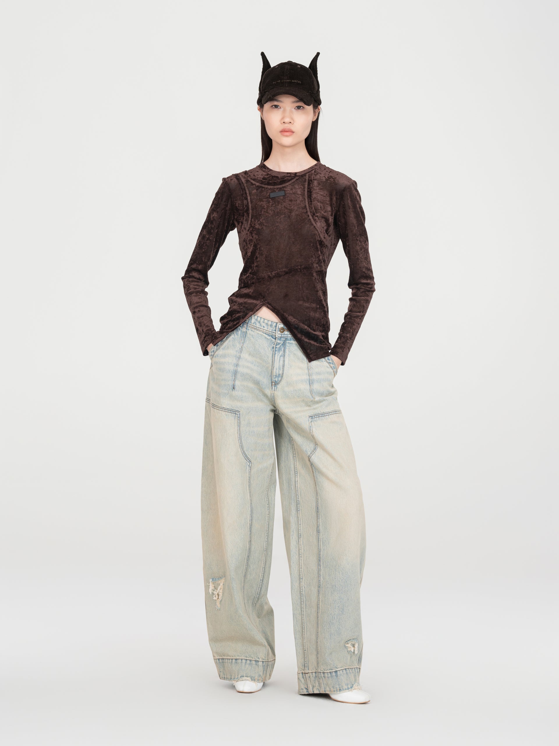 DECONSTRUCTED LONG SLEEVE T-SHIRT