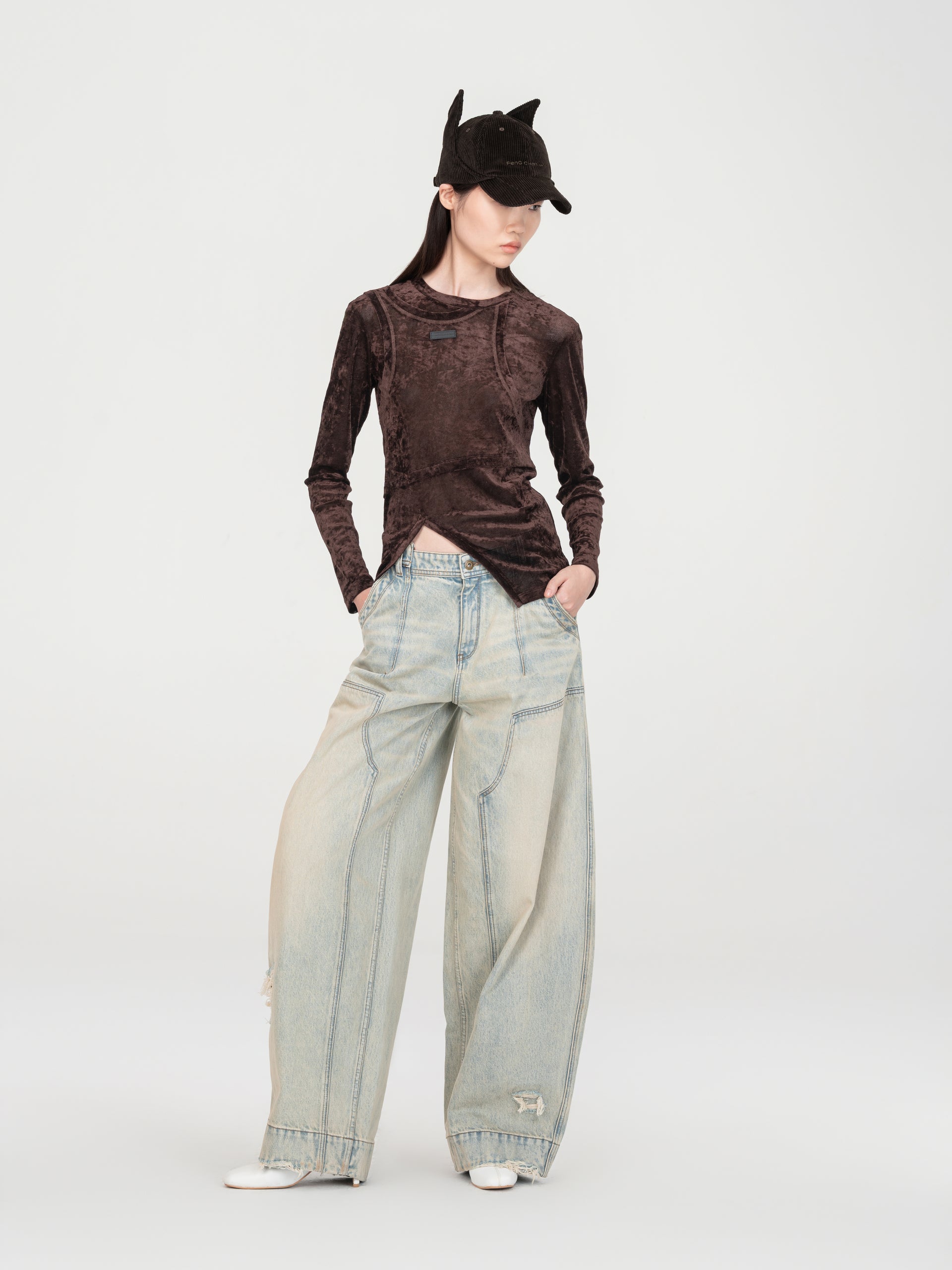 DECONSTRUCTED LONG SLEEVE T-SHIRT