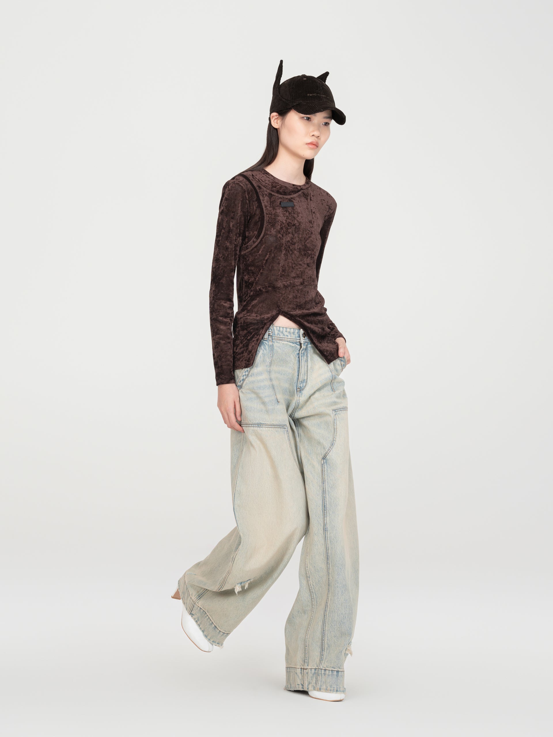 DECONSTRUCTED LONG SLEEVE T-SHIRT