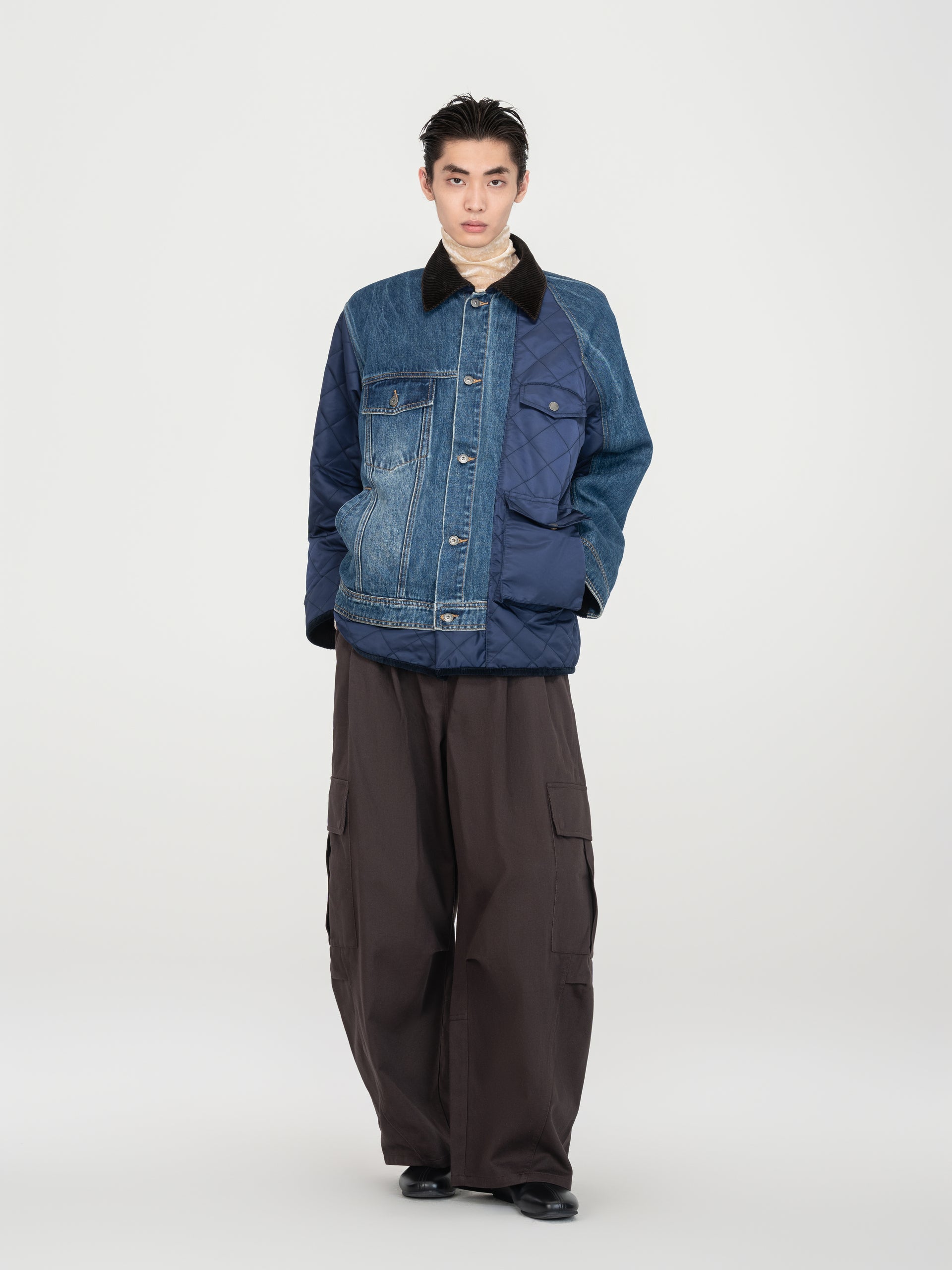 BROWN LOOSE FIT CARGO PANTS